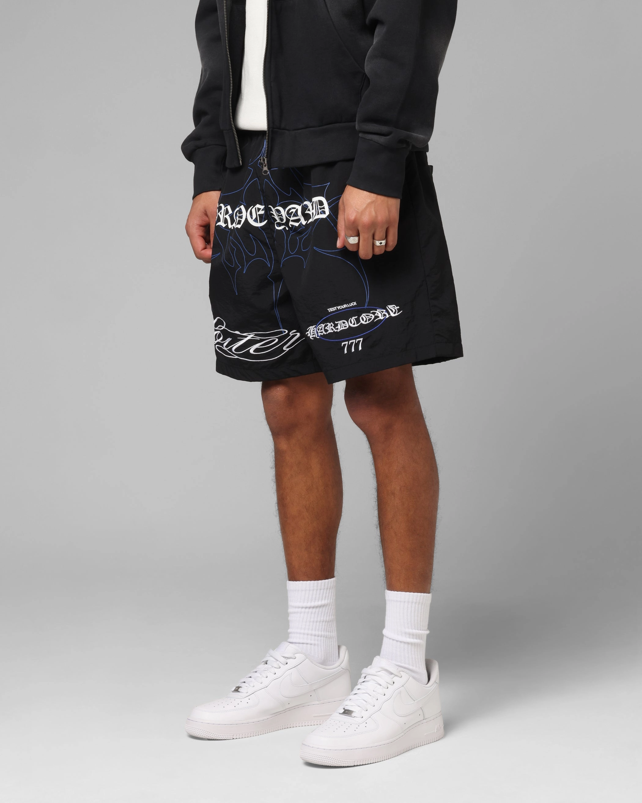 Loiter Hardcore Walk Shorts Black Effortless Comfort Impact Absorbing Padding