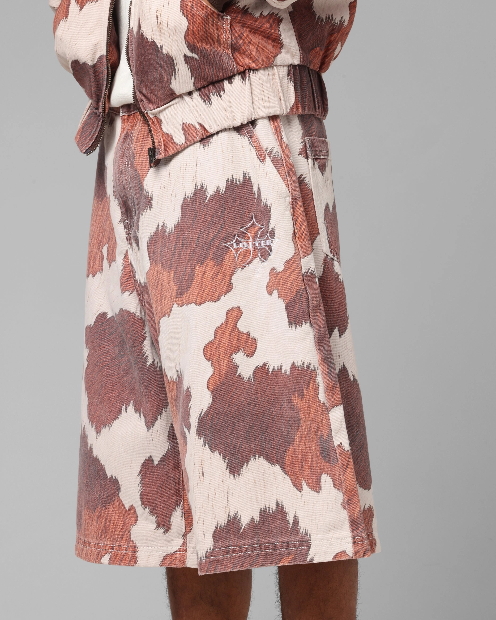 Loiter Hide Jorts Cowhide Comfort Layer Wear