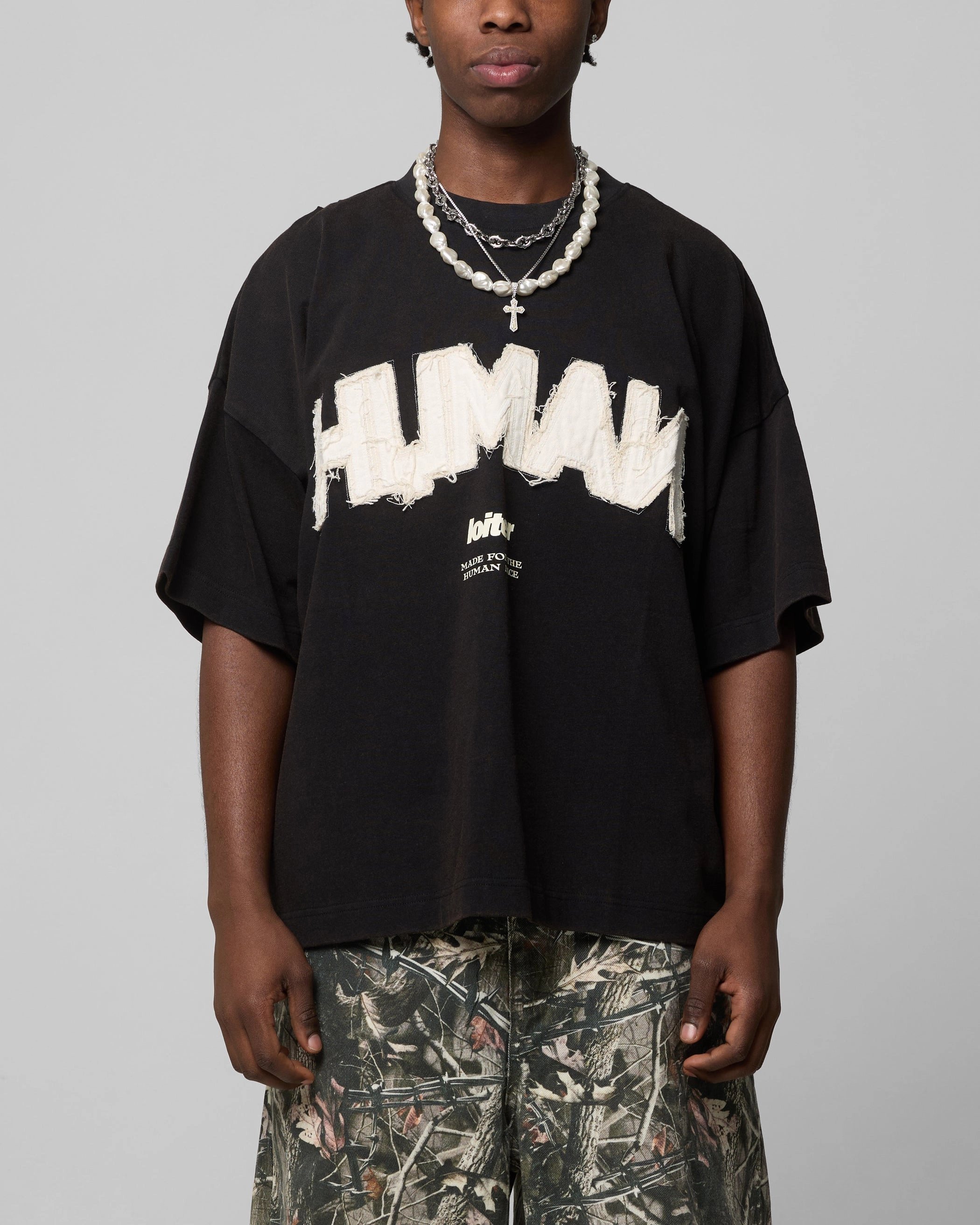 Sporty Vibe AdvancedMoistureManagement Loiter Human Box T-Shirt Vintage Black