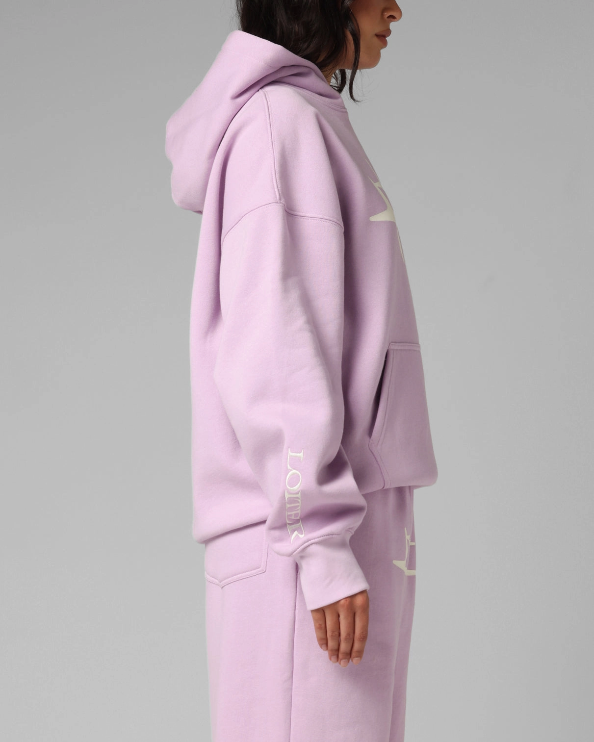 volleyball outfit Loiter Hybrid Premium Hoodie Lilac