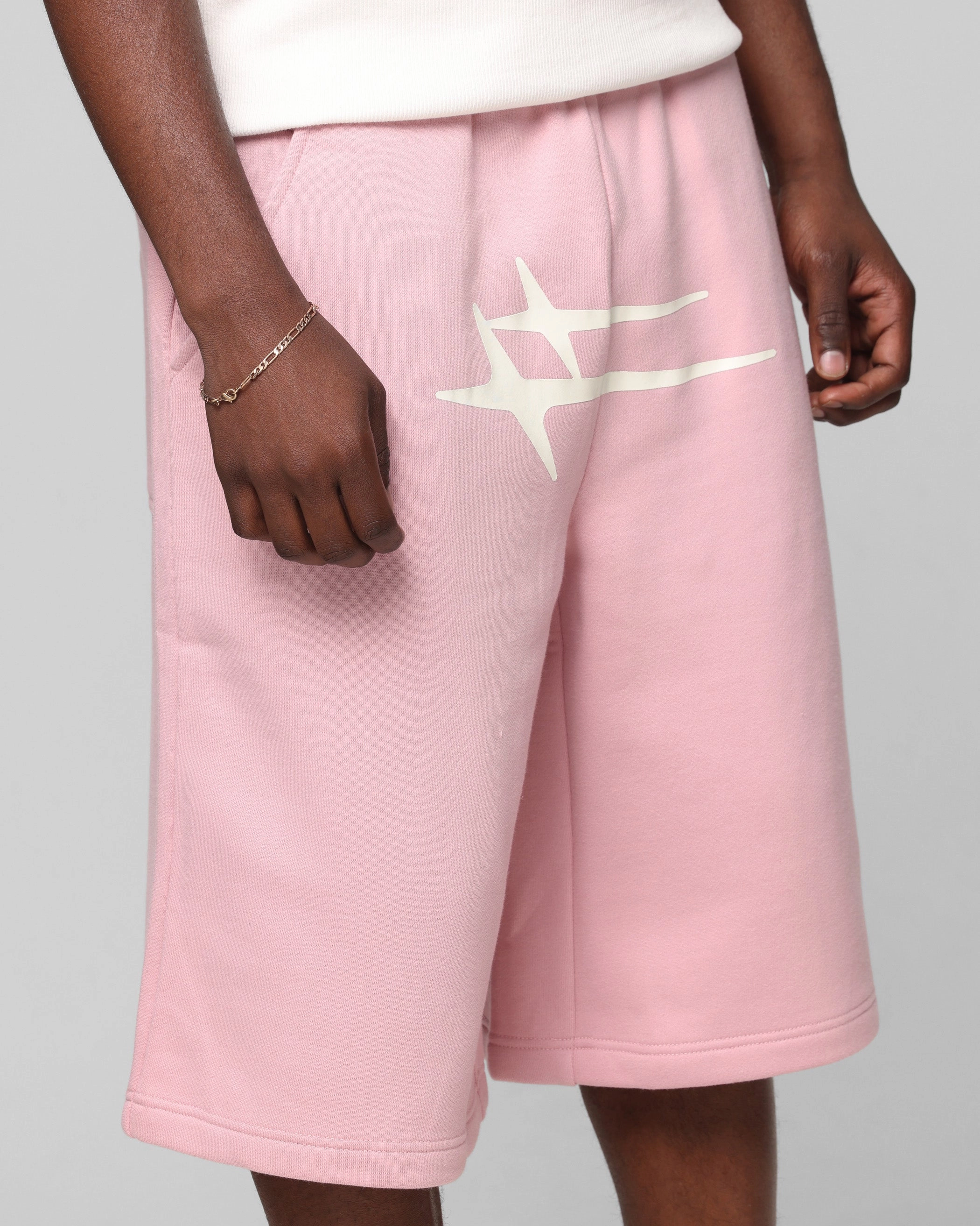 Loiter Hybrid Premium Shorts Dusty Pink Abrasion Resistant Surface