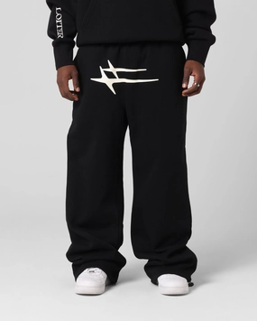 Multi Pocket Configuration Loiter Hybrid Sweatpants Black
