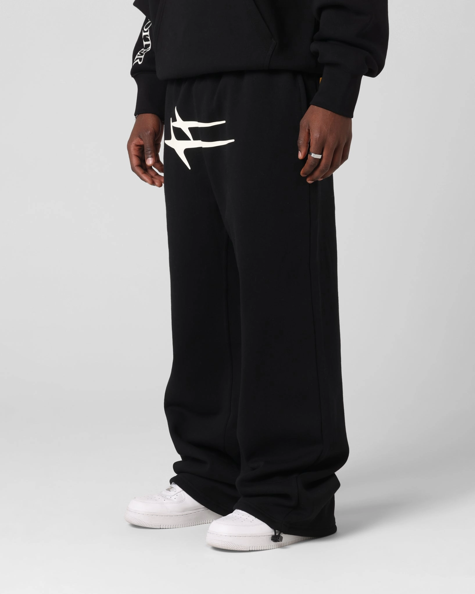 Loiter Hybrid Sweatpants Black Odor Resistant Treatment