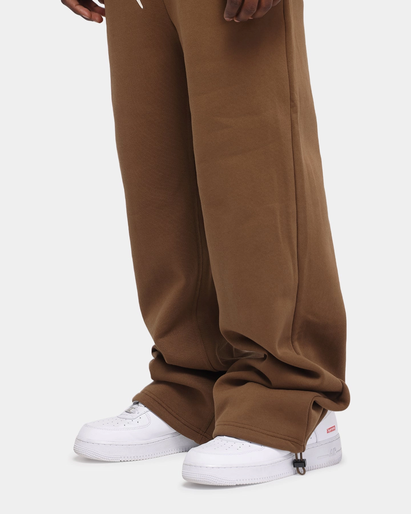 SoftCottonBlend Loiter Hybrid Sweatpants Brown