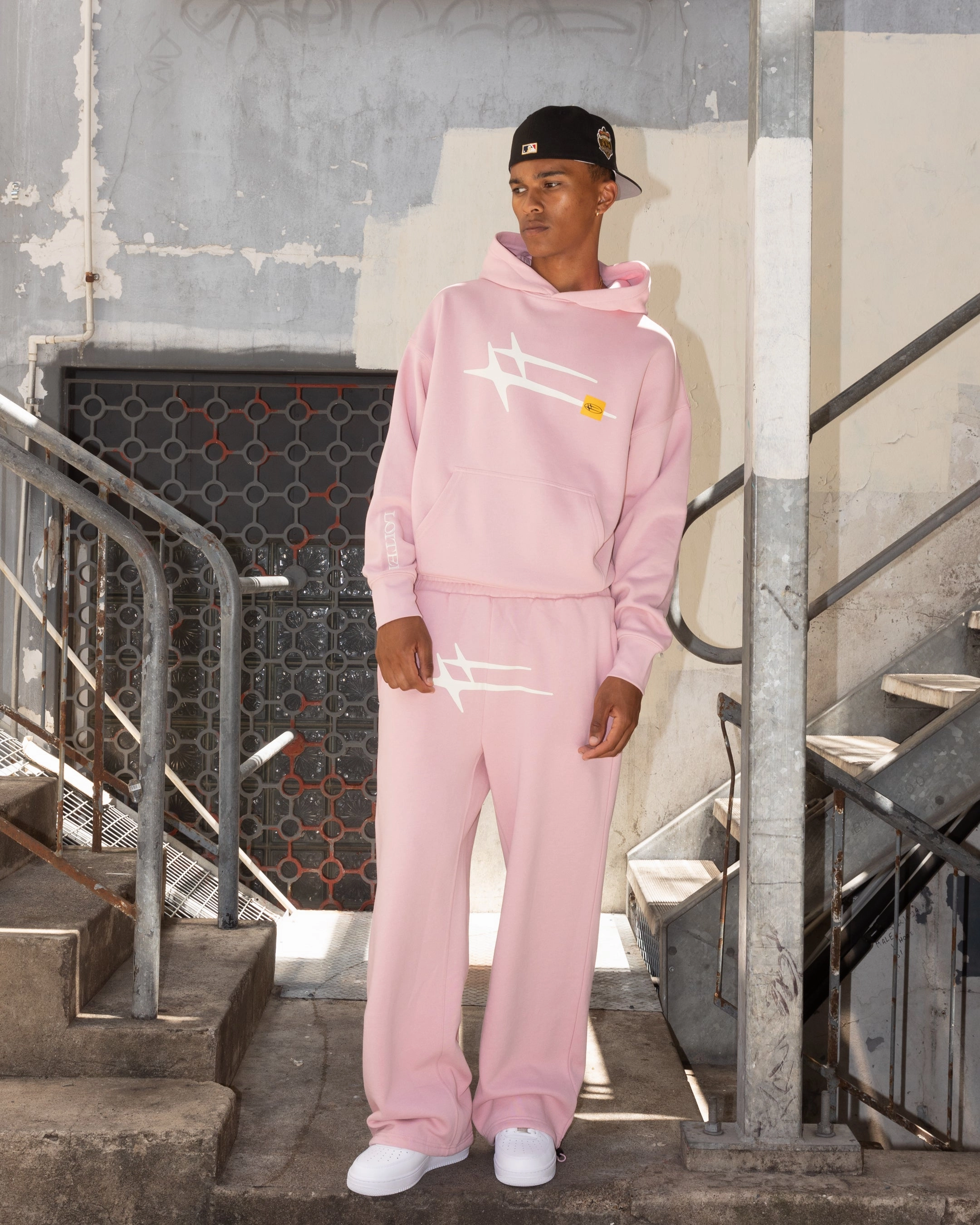 Loiter Hybrid Sweatpants Dusty Pink Training Wear