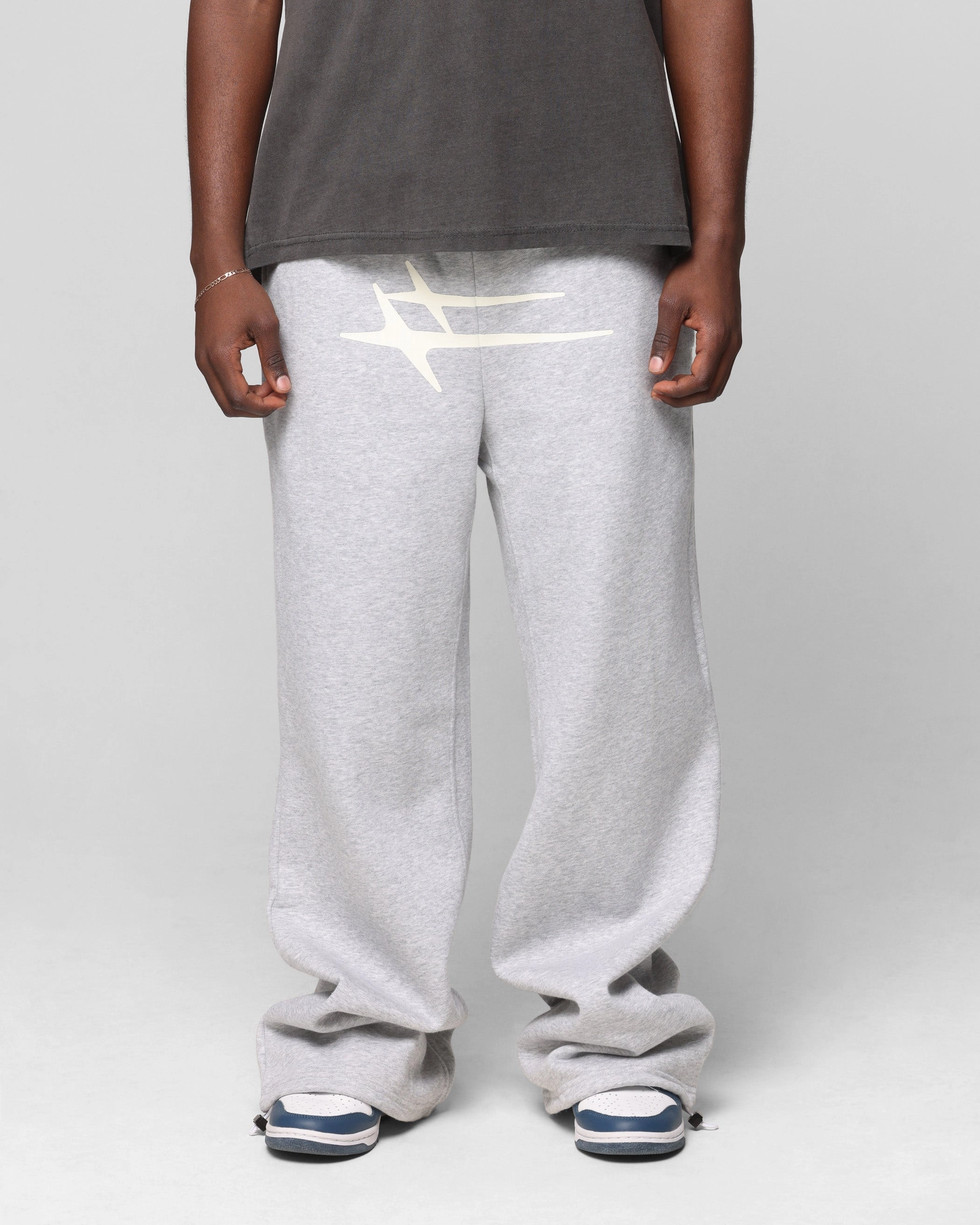 Odor Control Fabric Loiter Hybrid Sweatpants Grey Marle