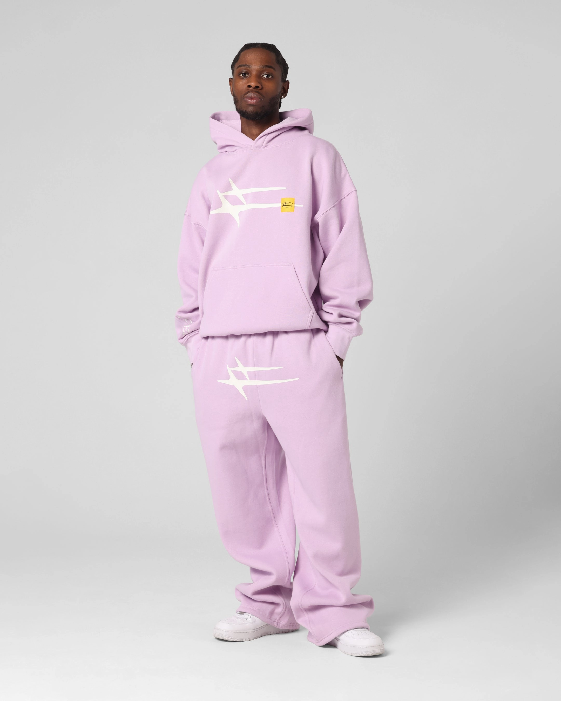 Stylish Comfort Loiter Hybrid Sweatpants Lilac