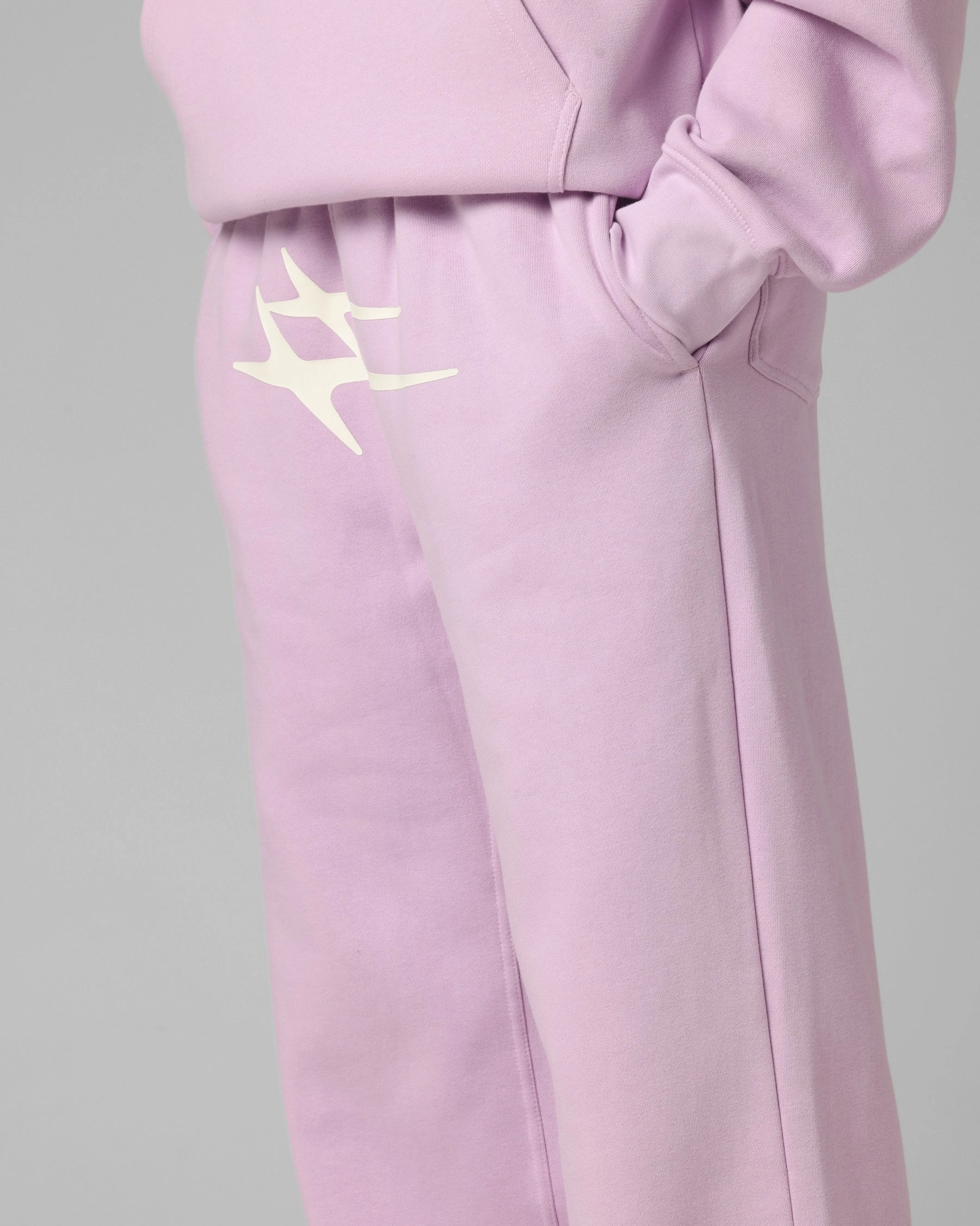 Loiter Hybrid Sweatpants Lilac AntibacterialCoating Essential Fit