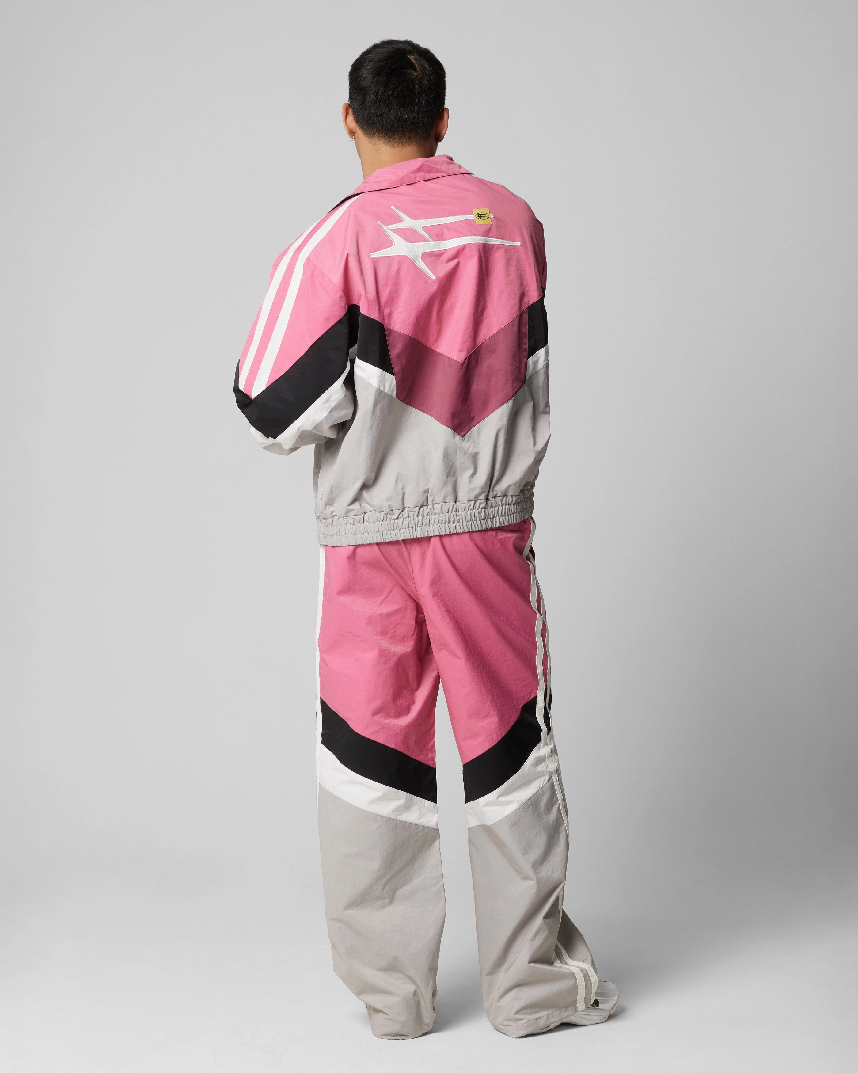 formal dinner Loiter Hybrid Track Jacket Pink/Grey