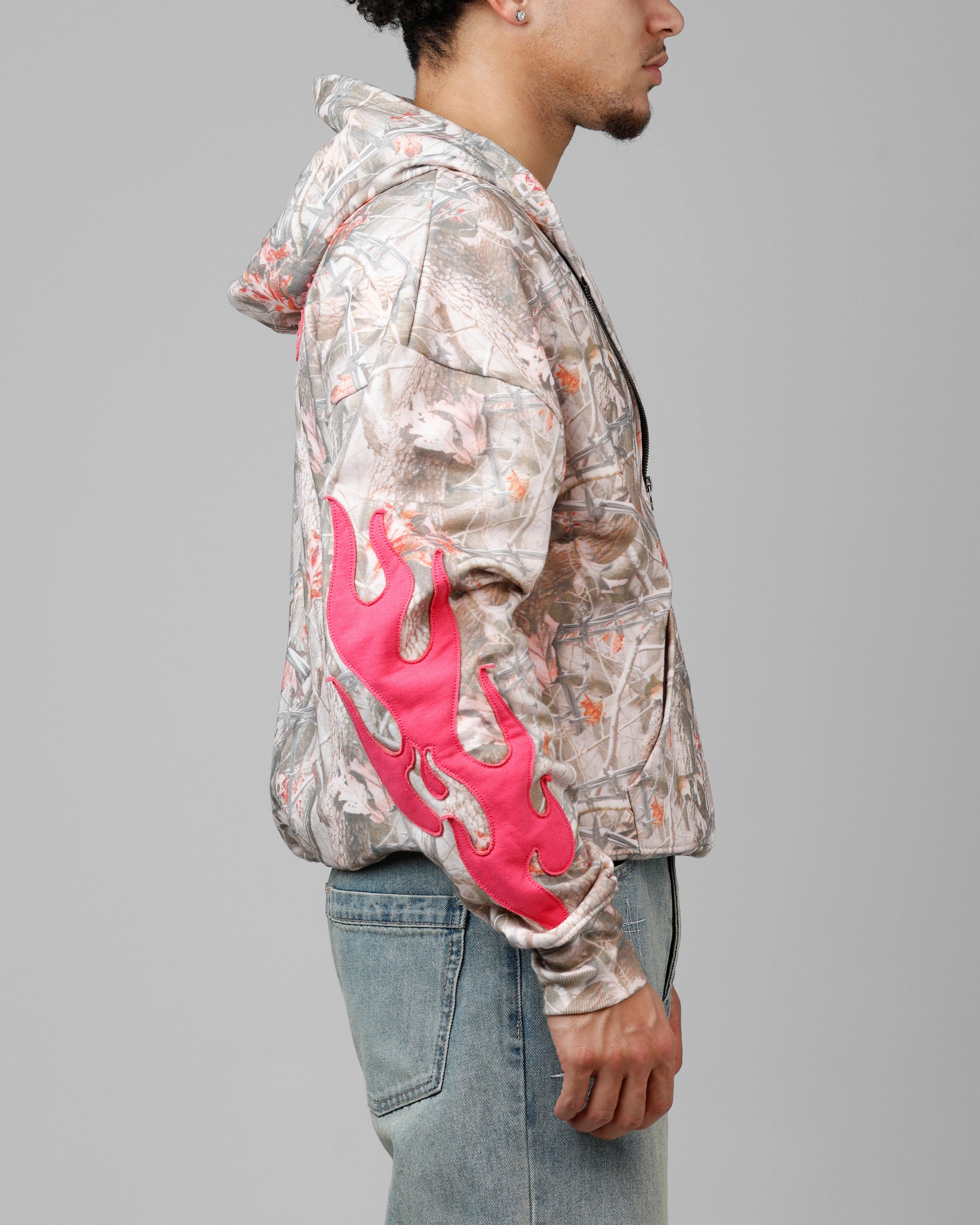 Weekend Fit Loiter Inferno Hoodie Real Tree Camo