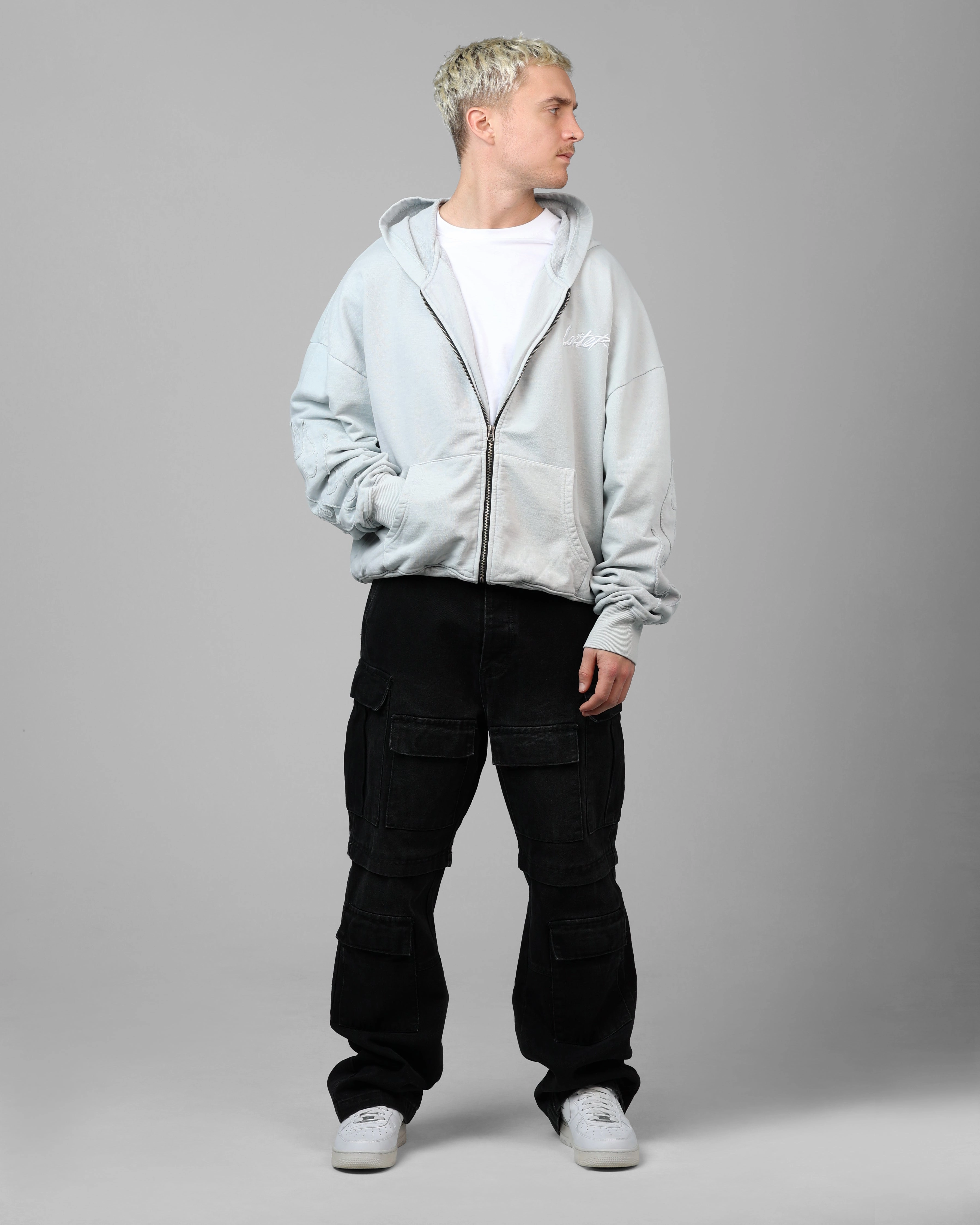 Loiter Inferno Hoodie Stone Youth