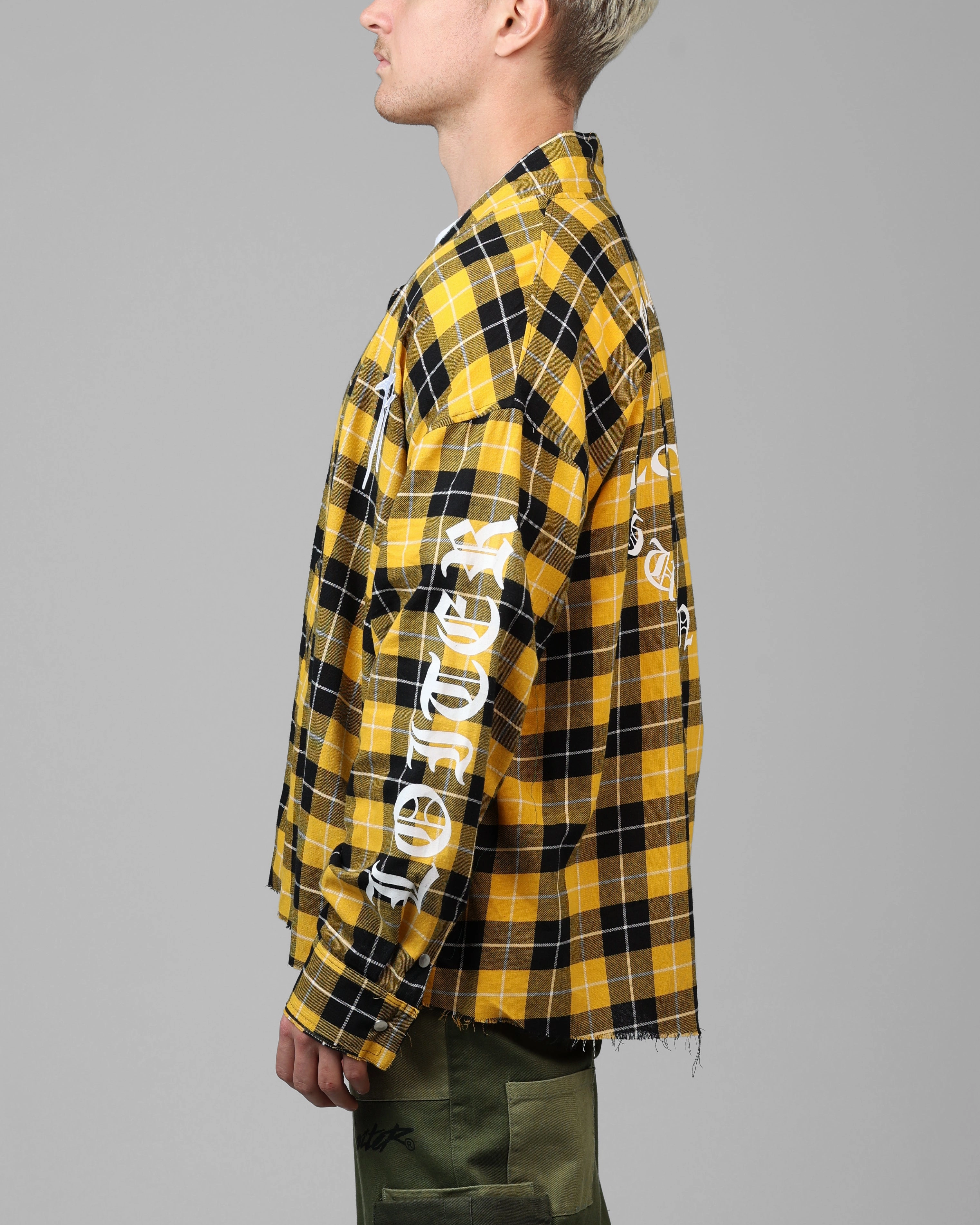 Loiter Kimono Flannel Yellow/Black restaurant