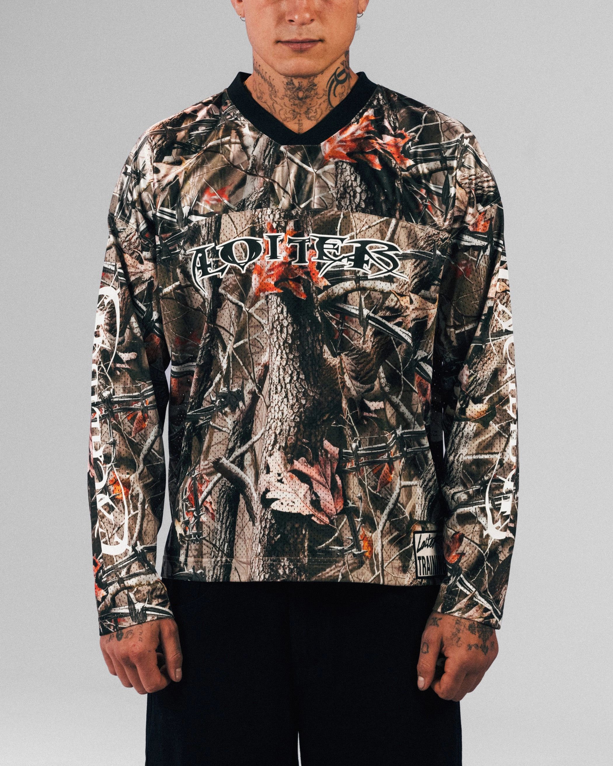 Active Look Loiter Long Sleeve Training Jersey Real Treet Camo