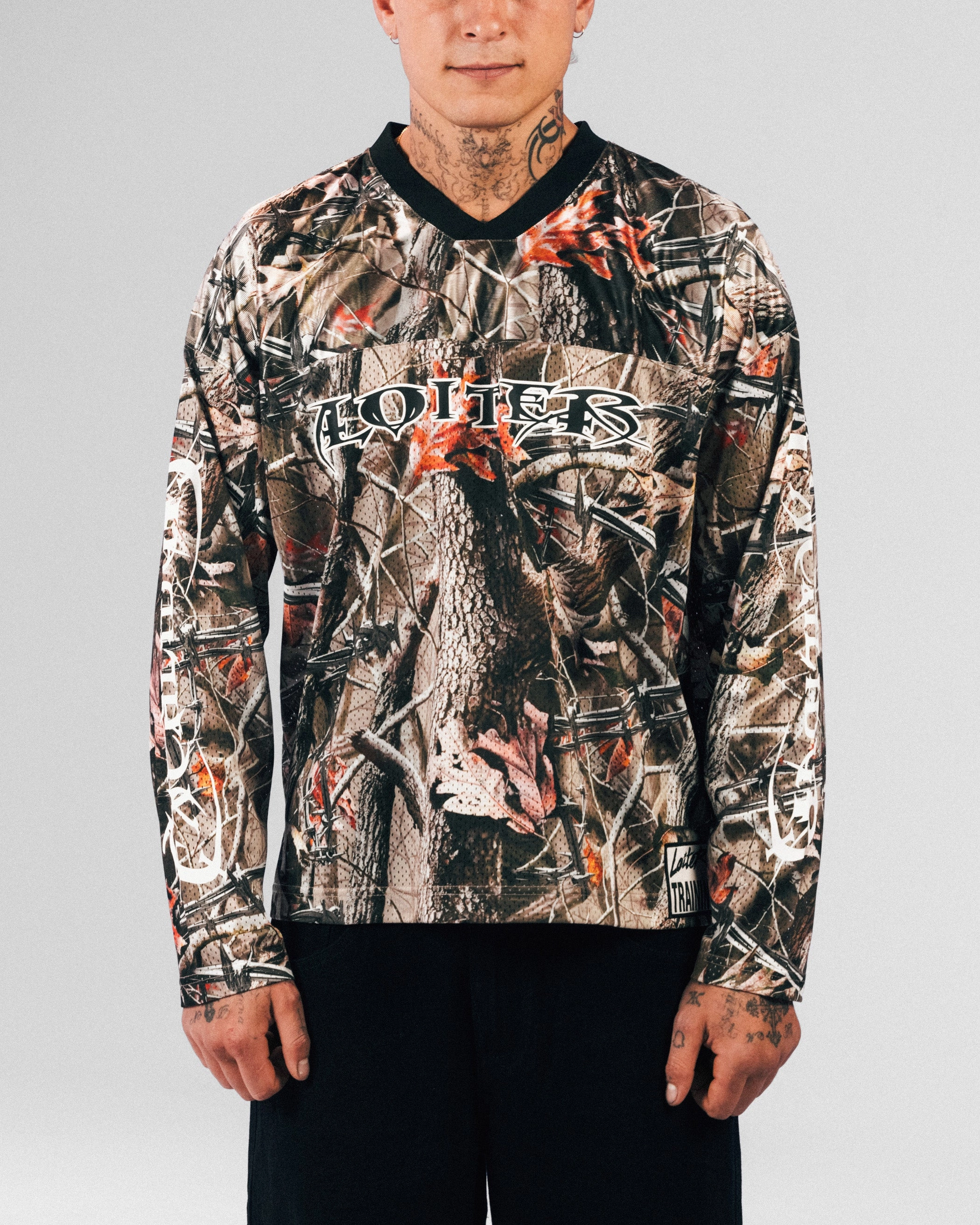 Loiter Long Sleeve Training Jersey Real Treet Camo cyber monday
