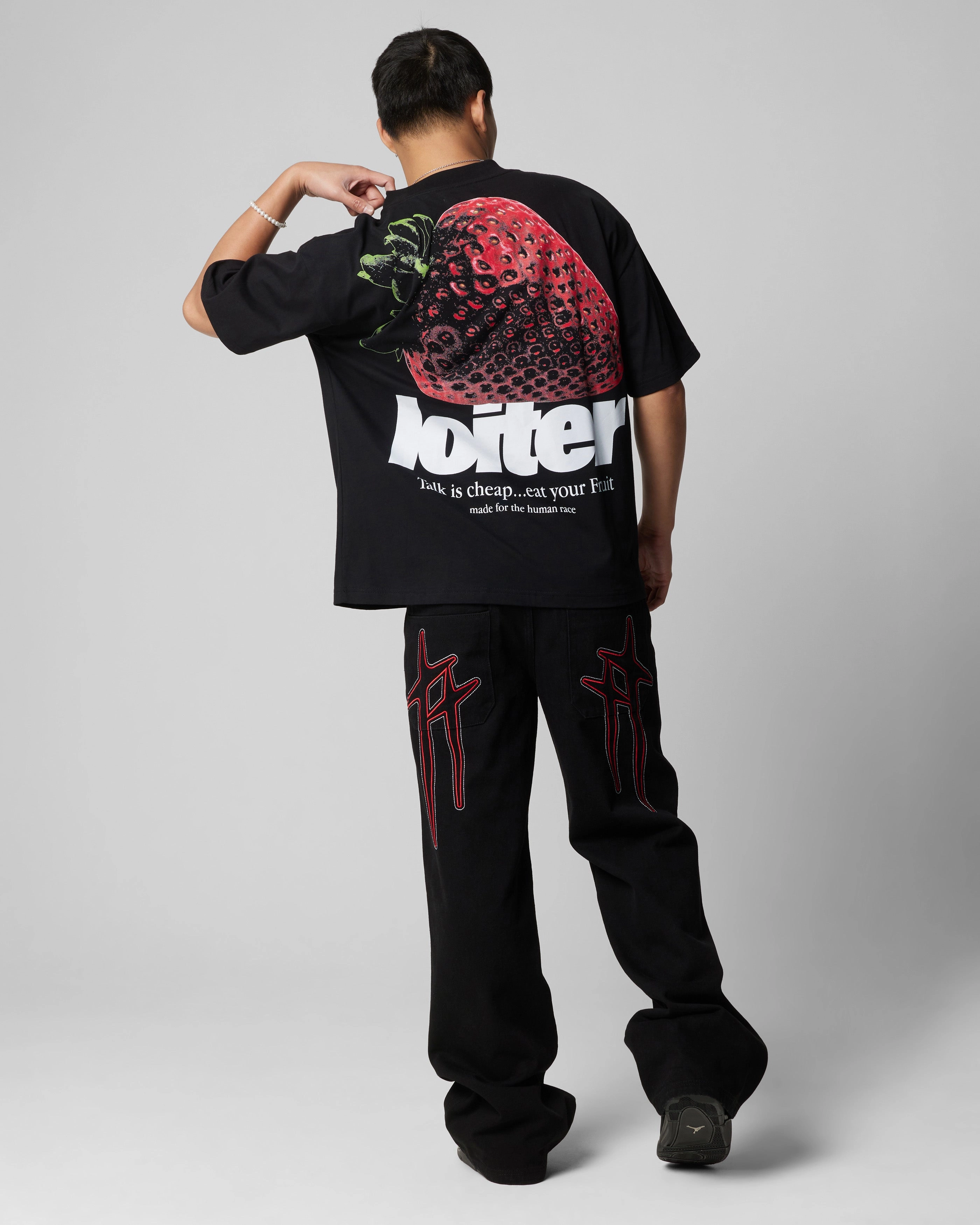 Foundation Wear Loiter Menace Jean Black