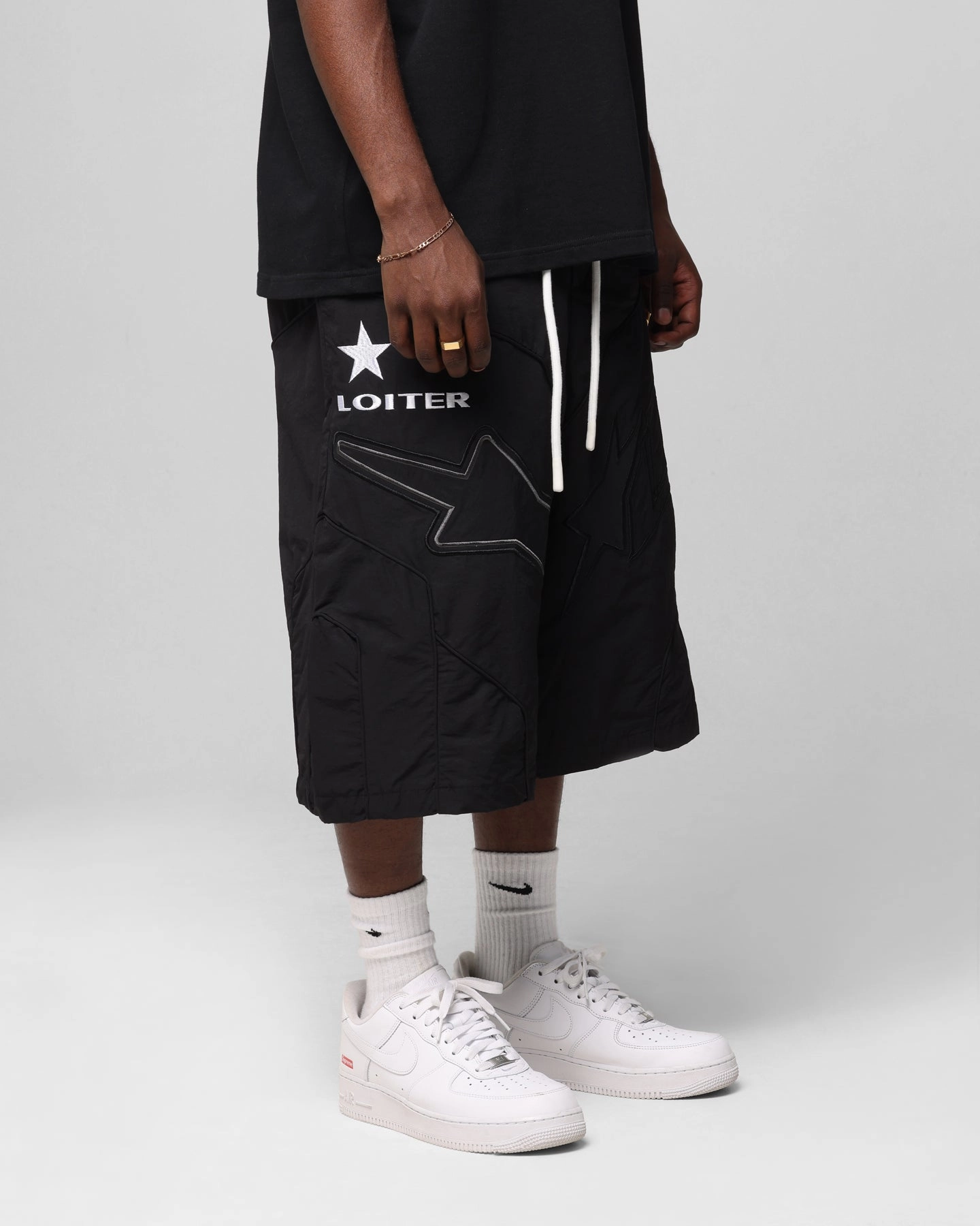 Loiter Motocross Shorts Black Fan gear