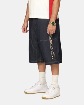Loiter Motor Denim Shorts Indigo Breezy Comfort