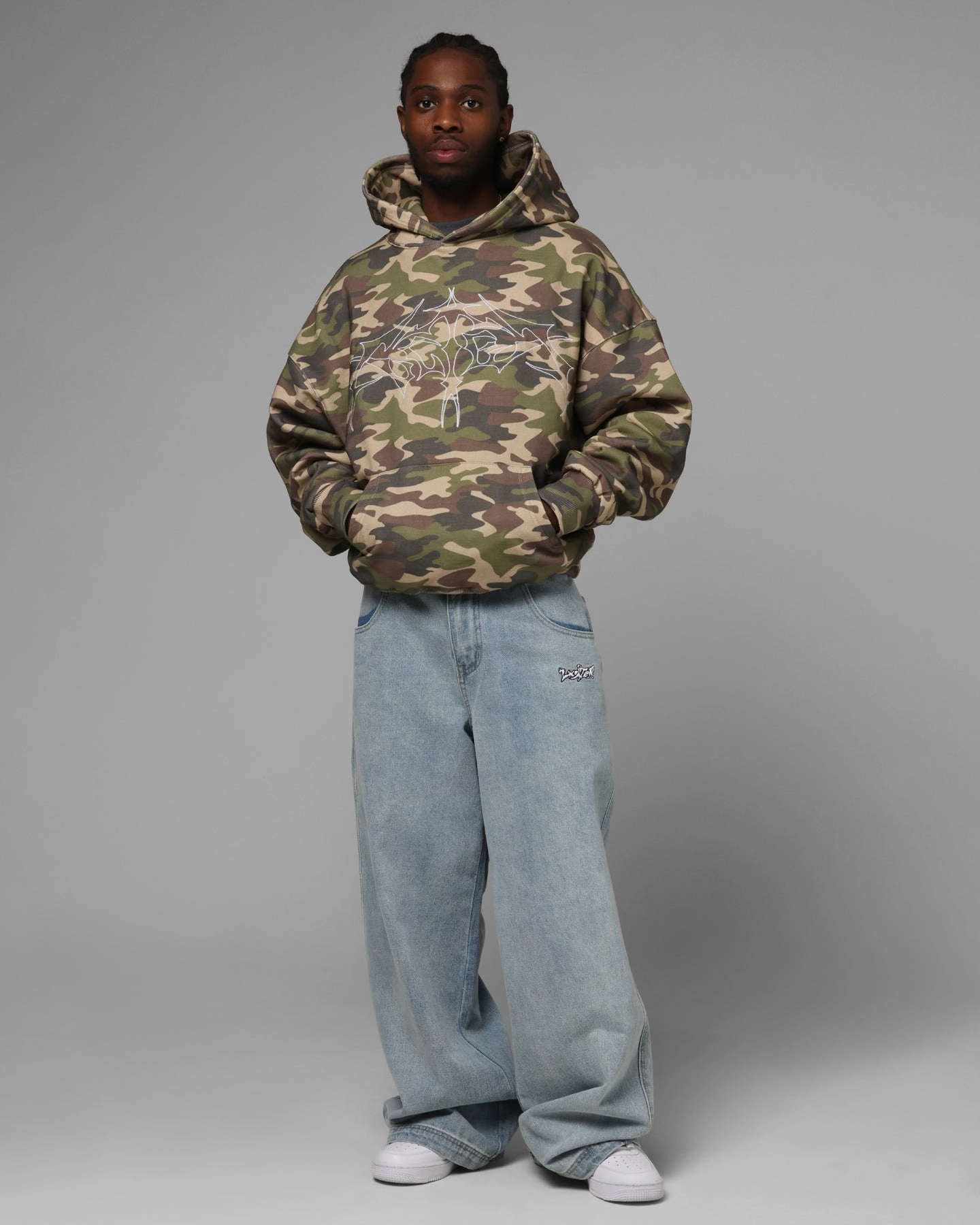 Loiter Opaque Premium Hoodie Camo Moisture wicking