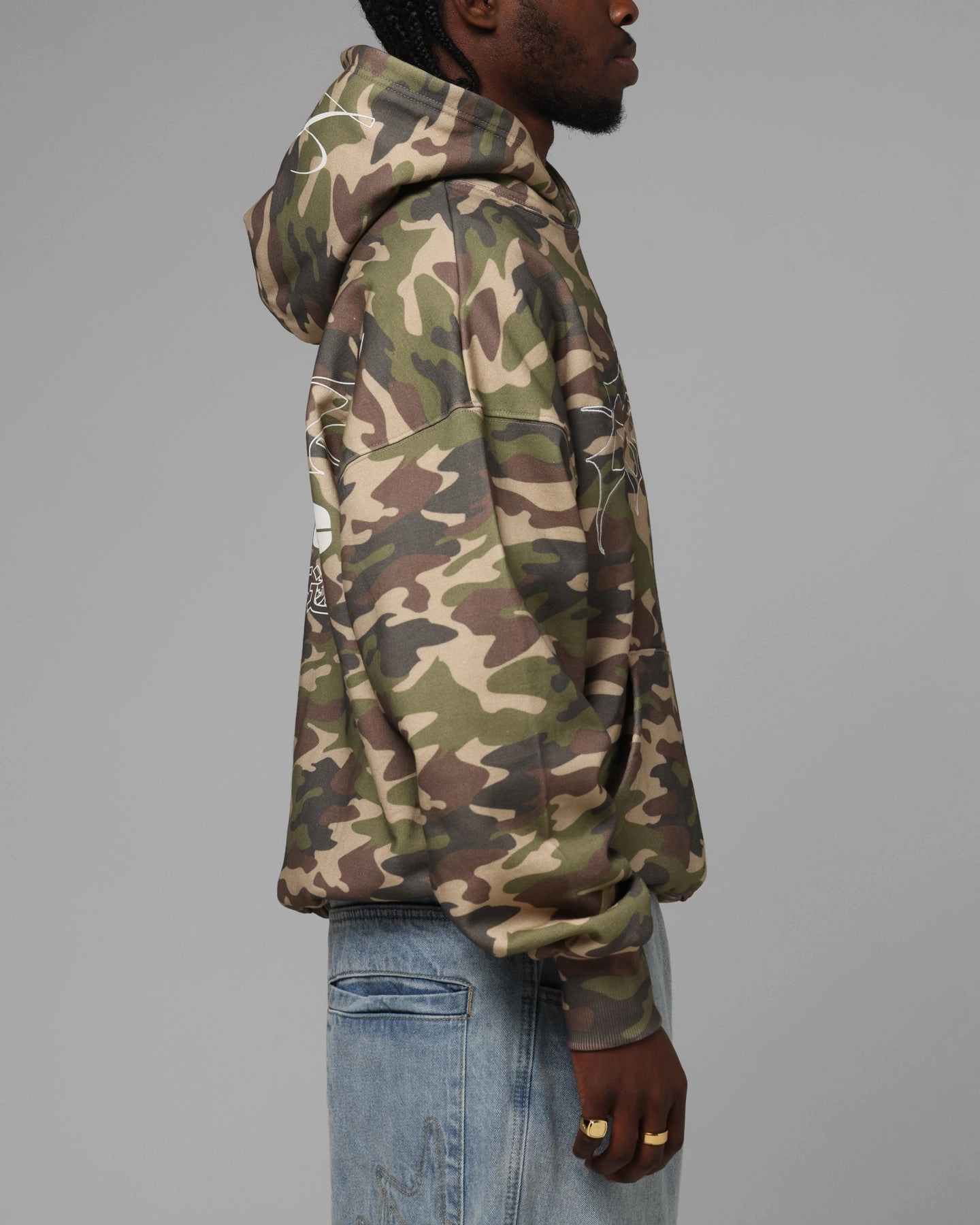 Alarm Loiter Opaque Premium Hoodie Camo