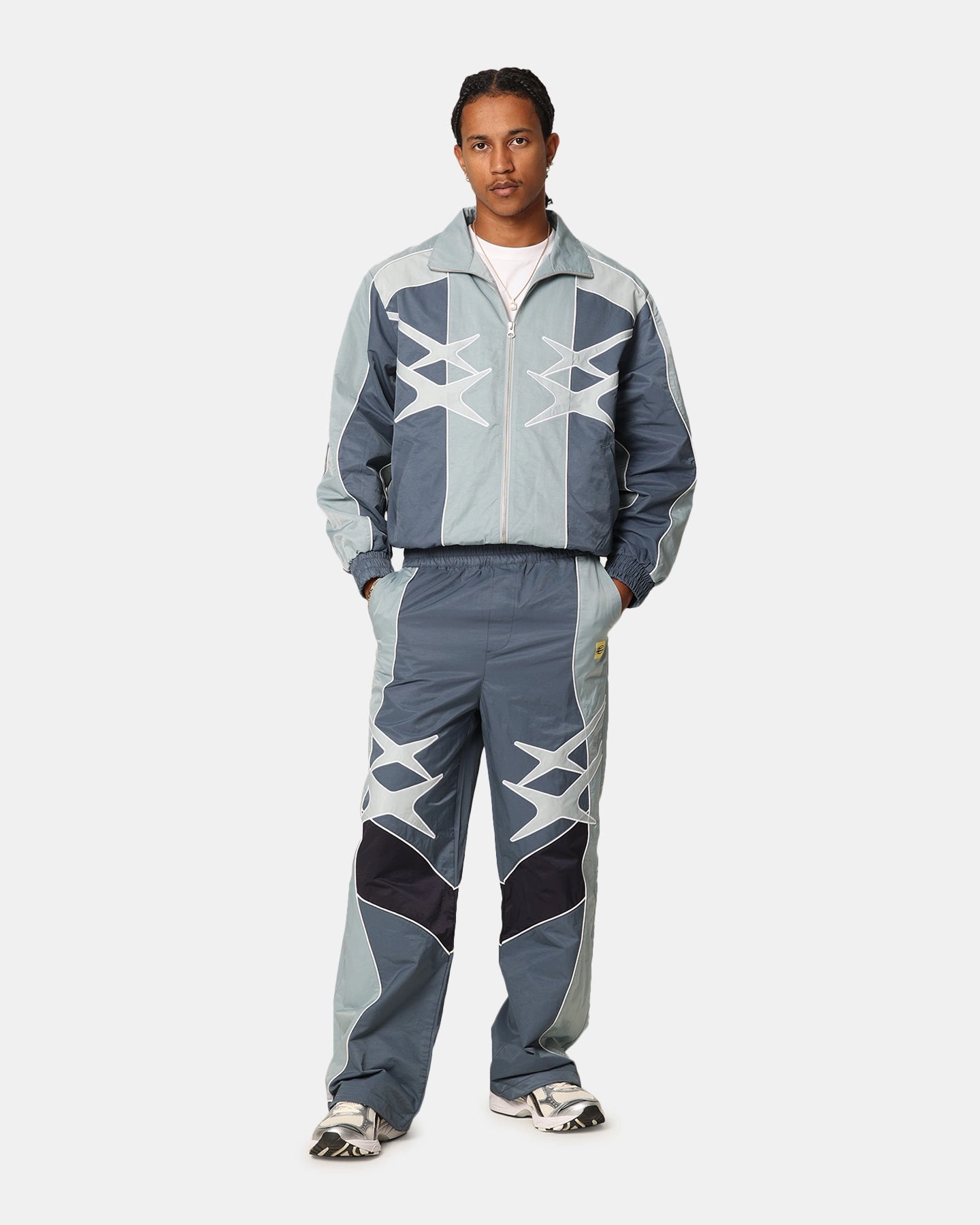 Loiter Paradise Track Jacket Blue YKK Zipper