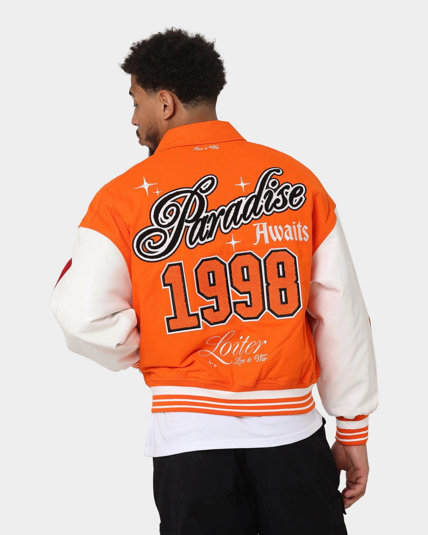 Investment bar Loiter Paradise Varsity Jacket Orange