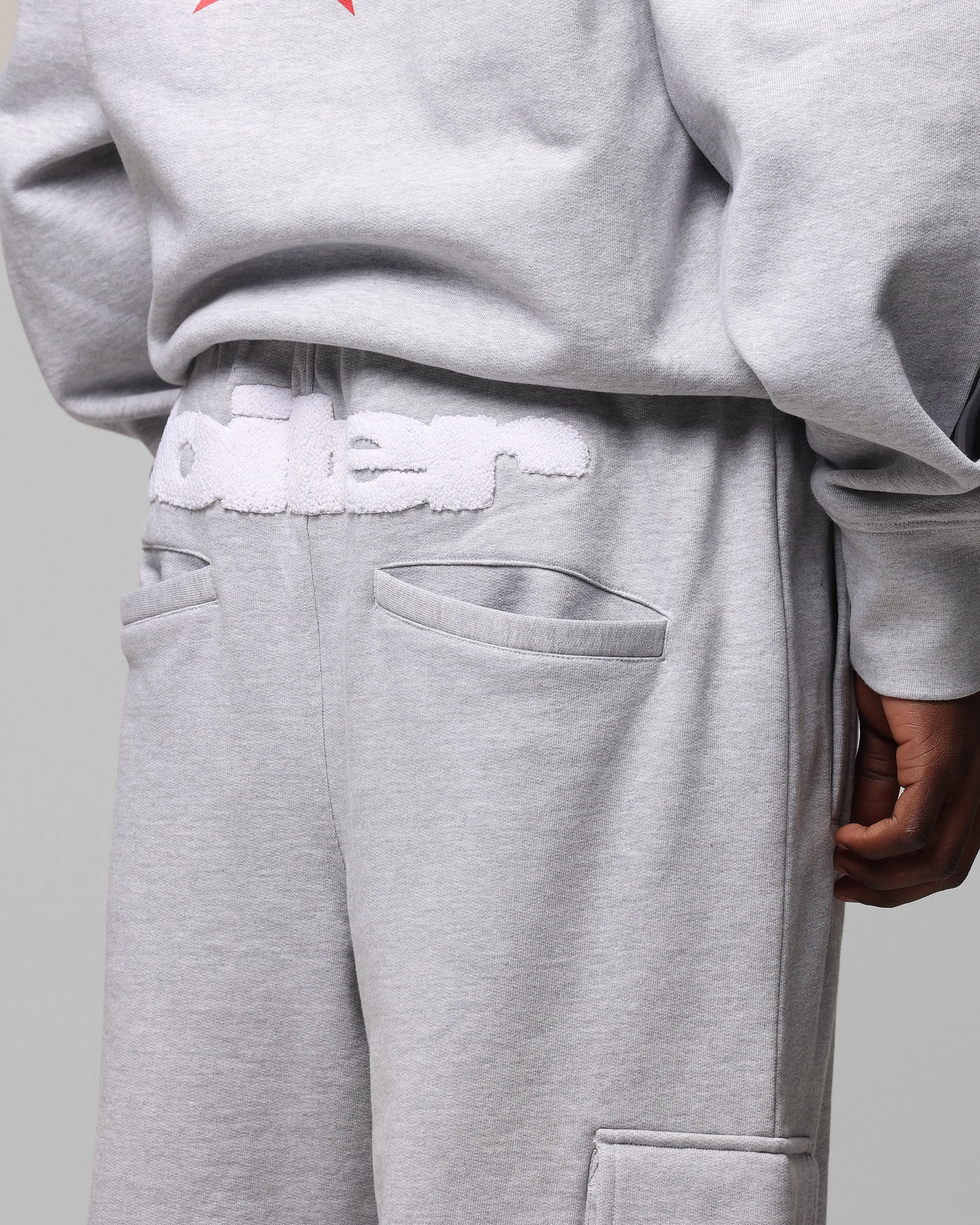 Reversible design Customizable length Loiter Premium Essentials Sweatpants Grey Marle