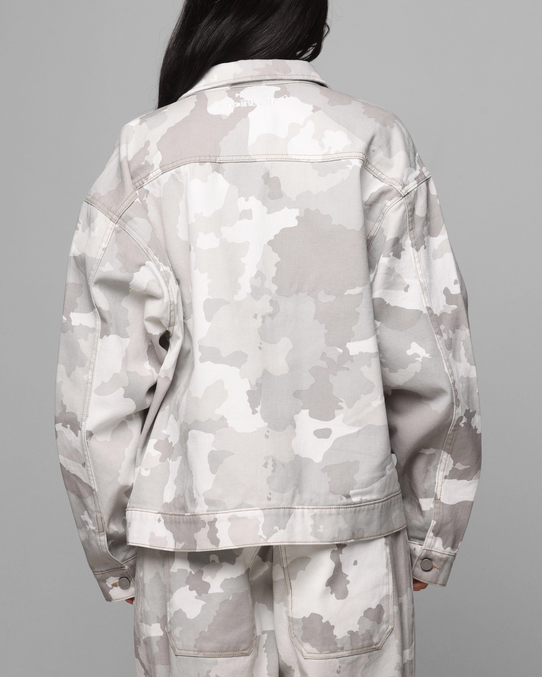Supply Loiter Prestige Denim Jacket Snow Camo