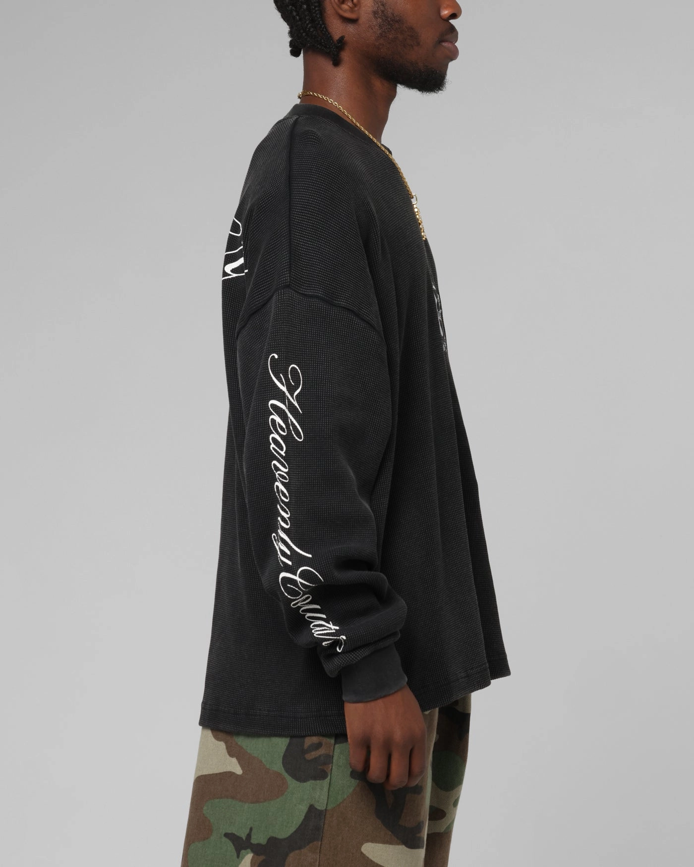 Light Style Loiter Purity Thermal Long Sleeve T-Shirt Black