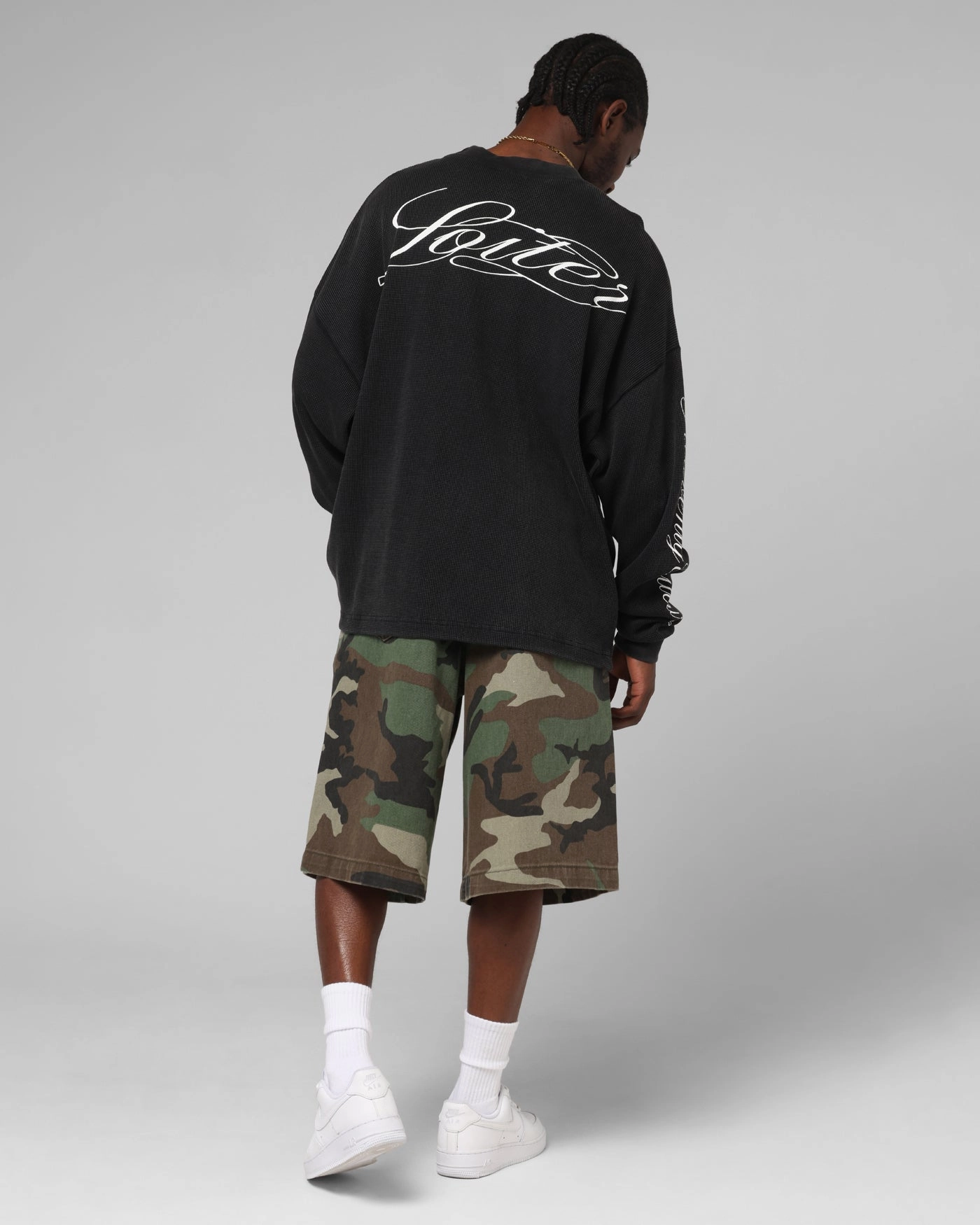 Loiter Purity Thermal Long Sleeve T-Shirt Black Basic Wear Streetwear