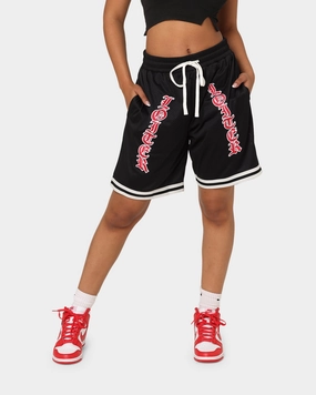 sports event teen clothing Loiter Script Ball Shorts Black