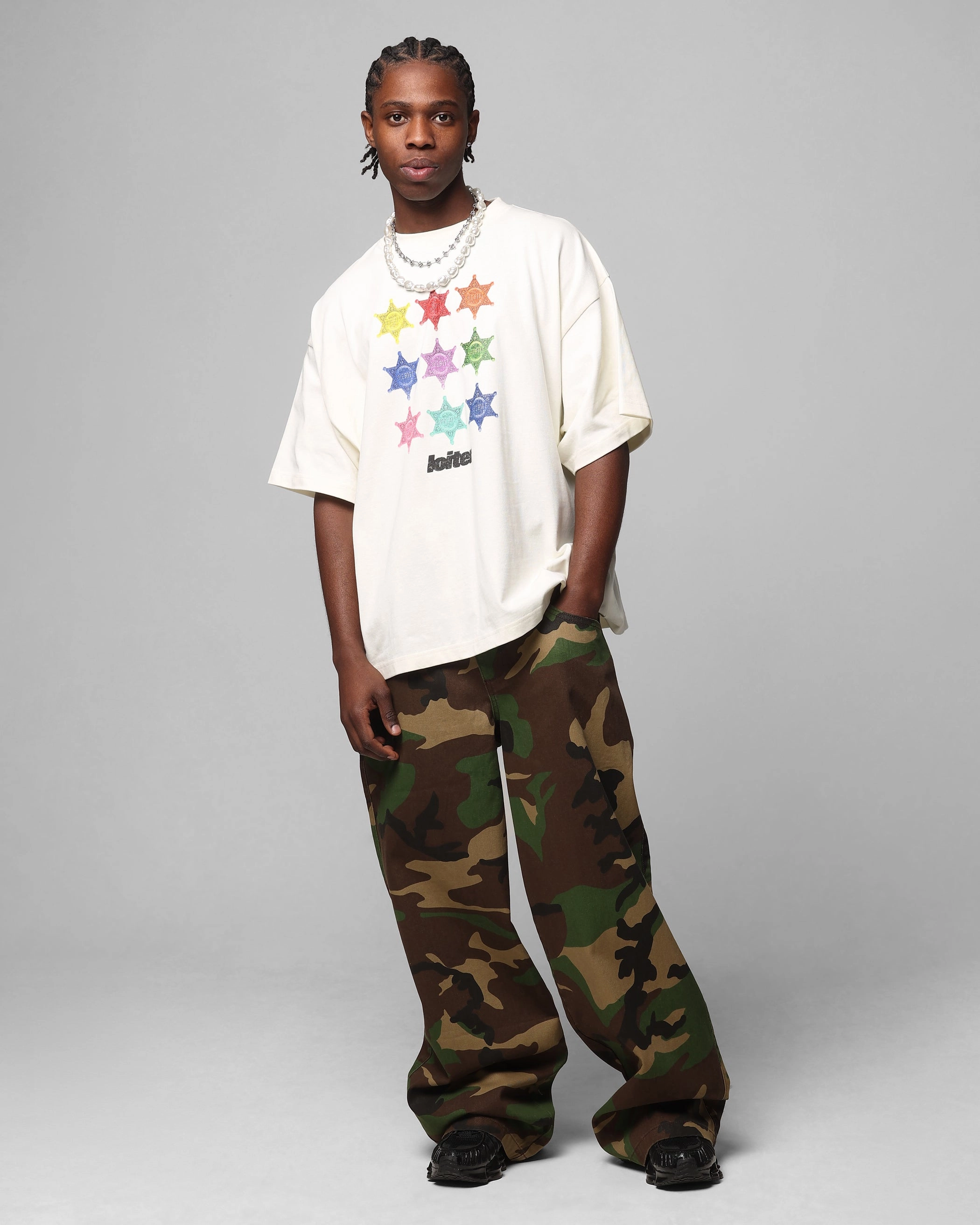 Loiter Sherif Vintage T-Shirt Off White warm weather Cool and Comfortable