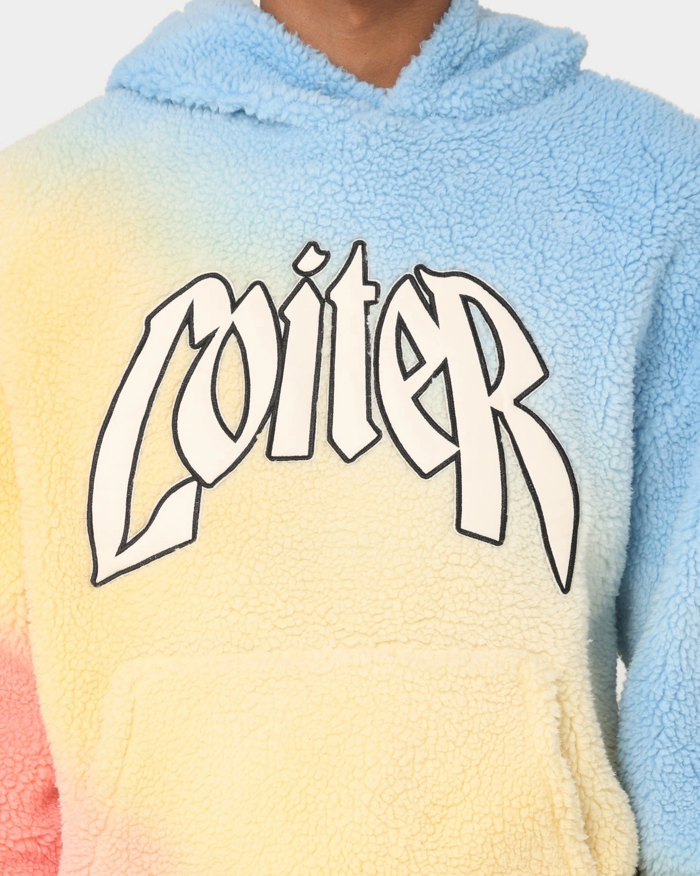 Loiter Sherpa Hoodie Multi-Coloured Smart Design