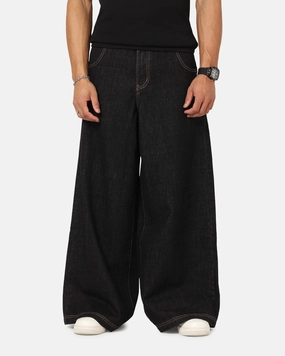 No Ride Up Design Comfortable Movement Loiter Skate Jeans Black