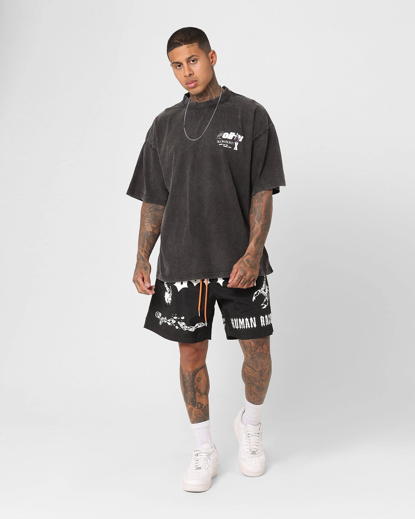 Breathable Material Loiter Sketch Book Walk Shorts Black