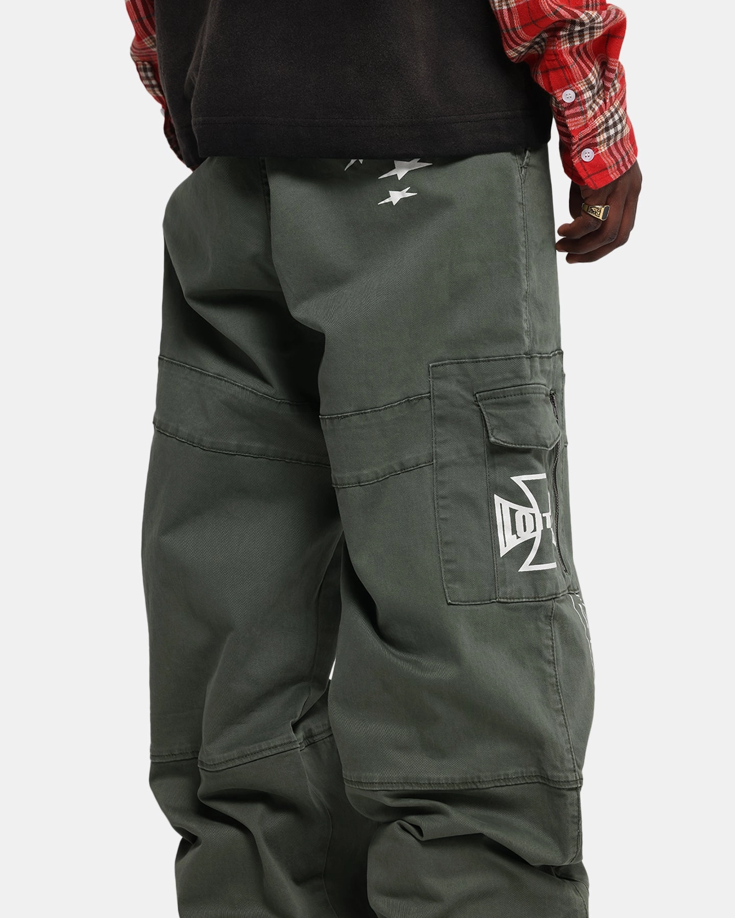CompressionFitFabric Loiter Sketch Utility Pants Olive
