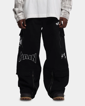Loiter Sketch Utility Pants Washed Black Modern Utility