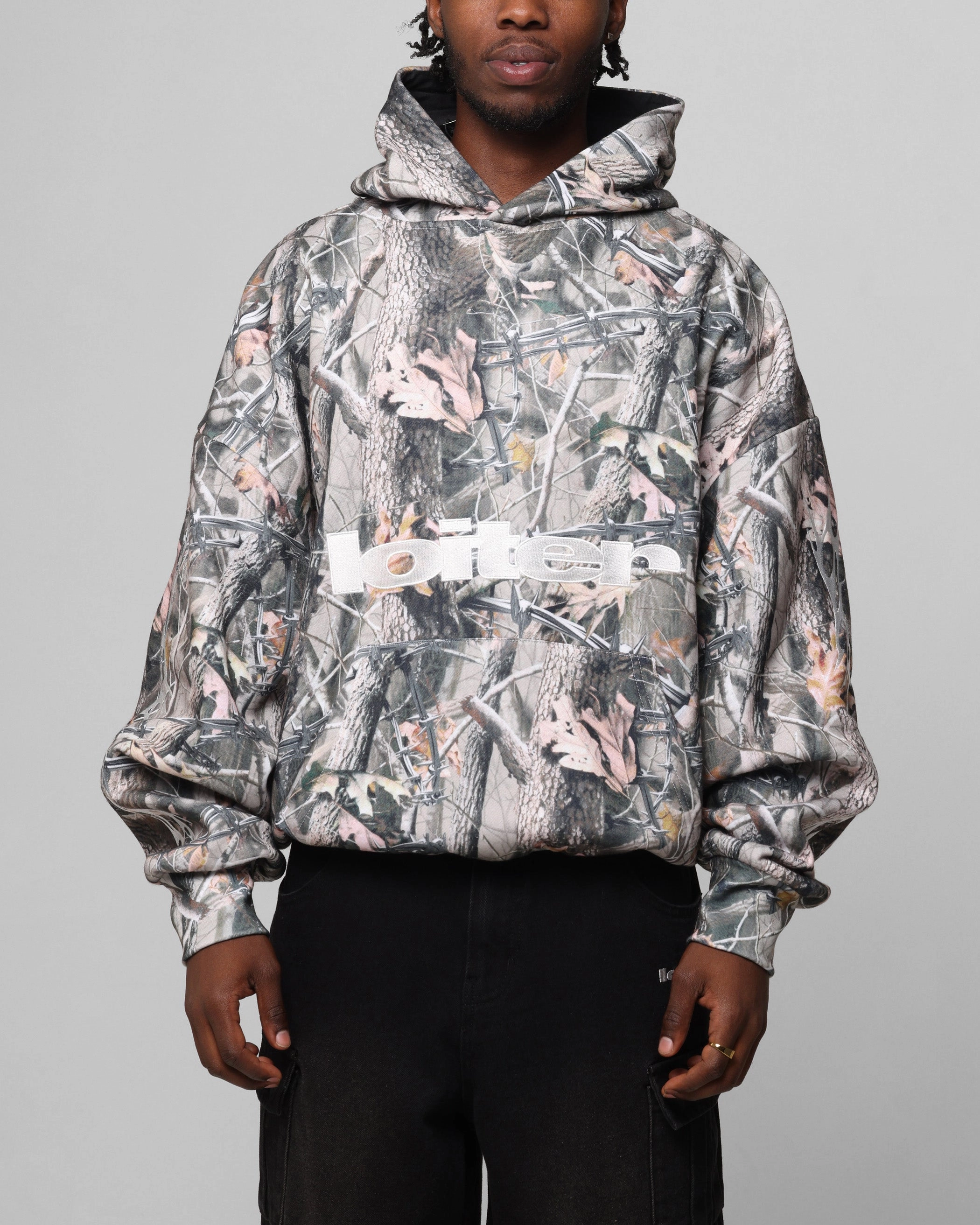 Reinforced Edges Prairie dog like Loiter Soho Hoodie Real Tree Camo