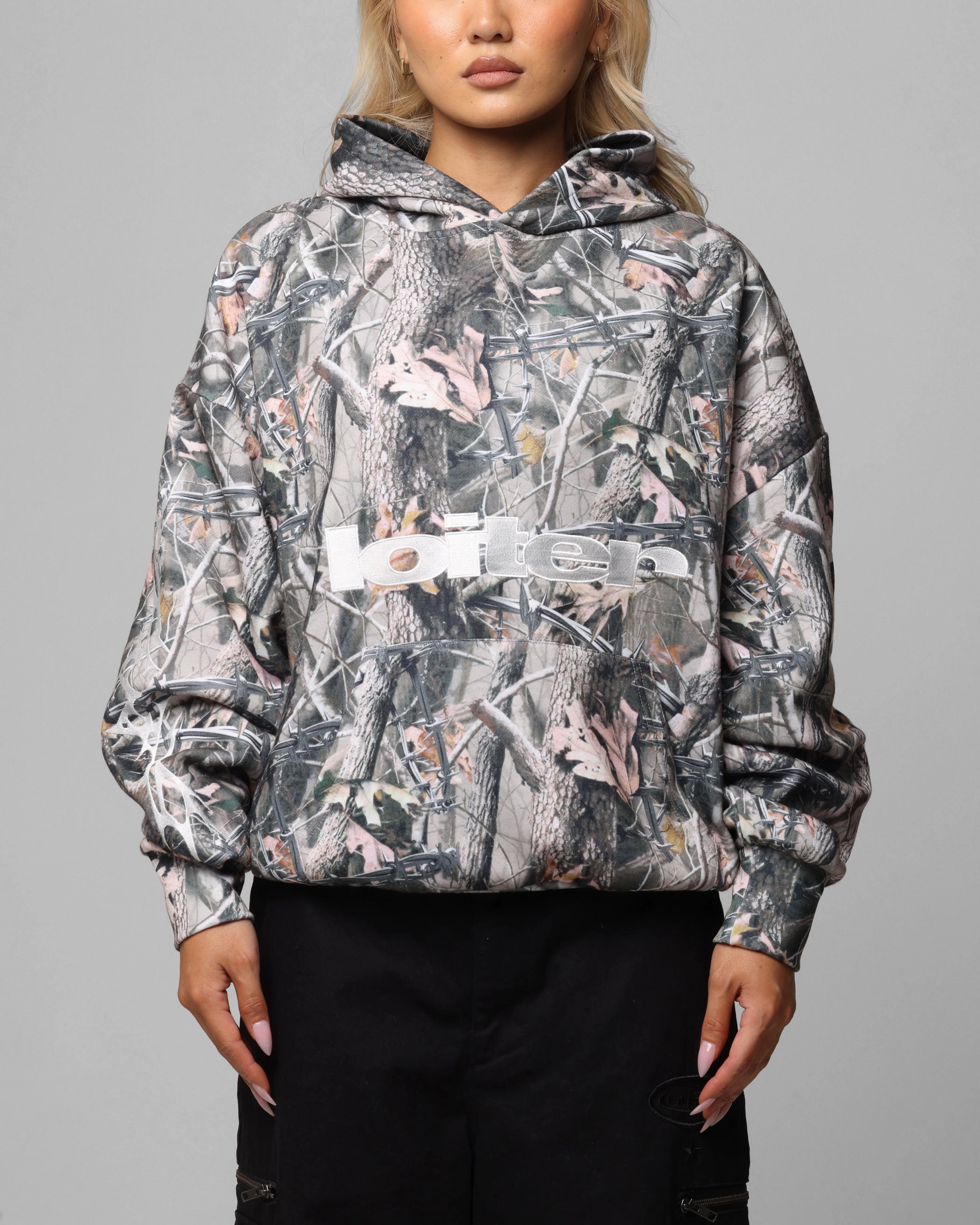 Comfy Apparel Loiter Soho Hoodie Real Tree Camo