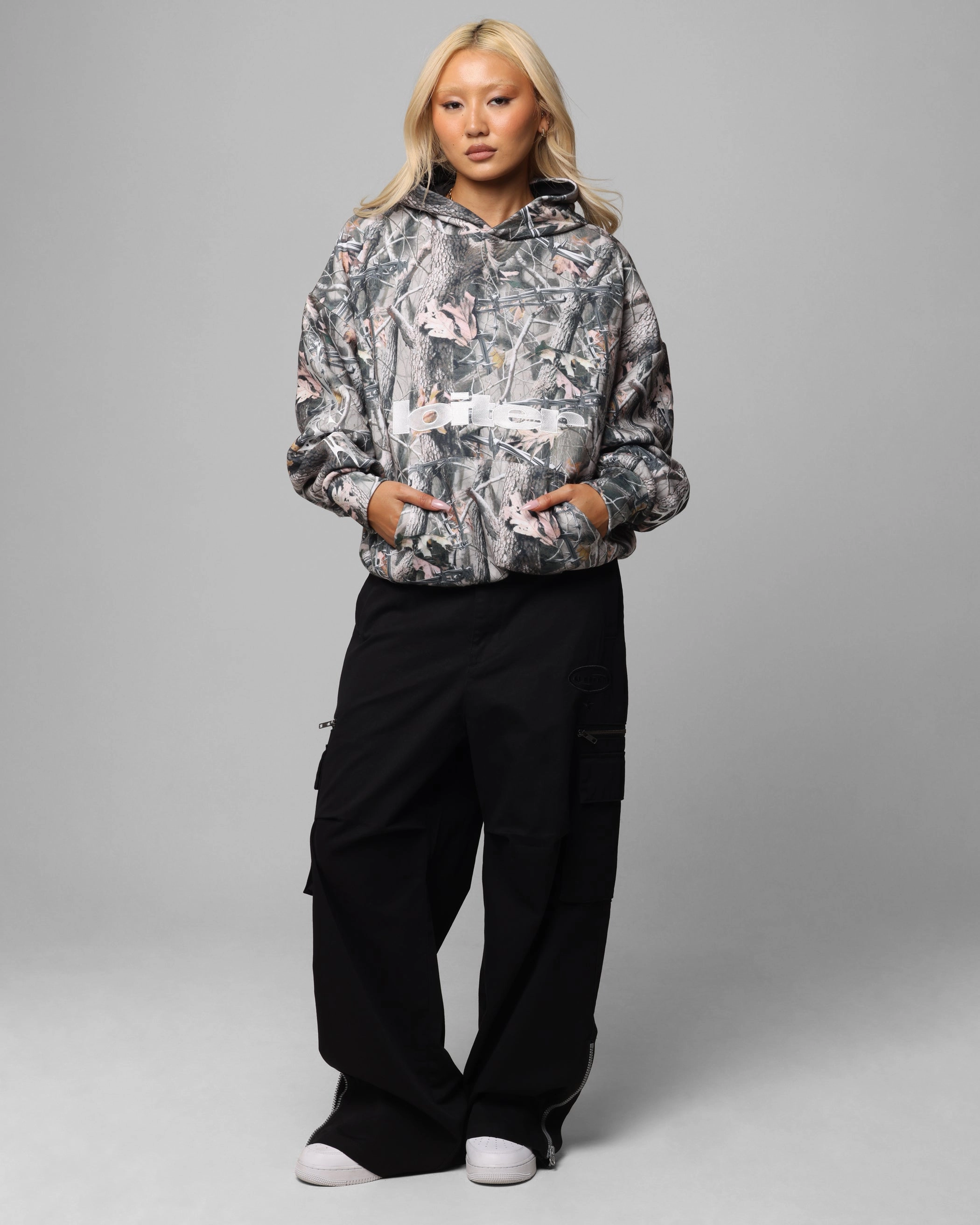 Loiter Soho Hoodie Real Tree Camo Self expression train journey