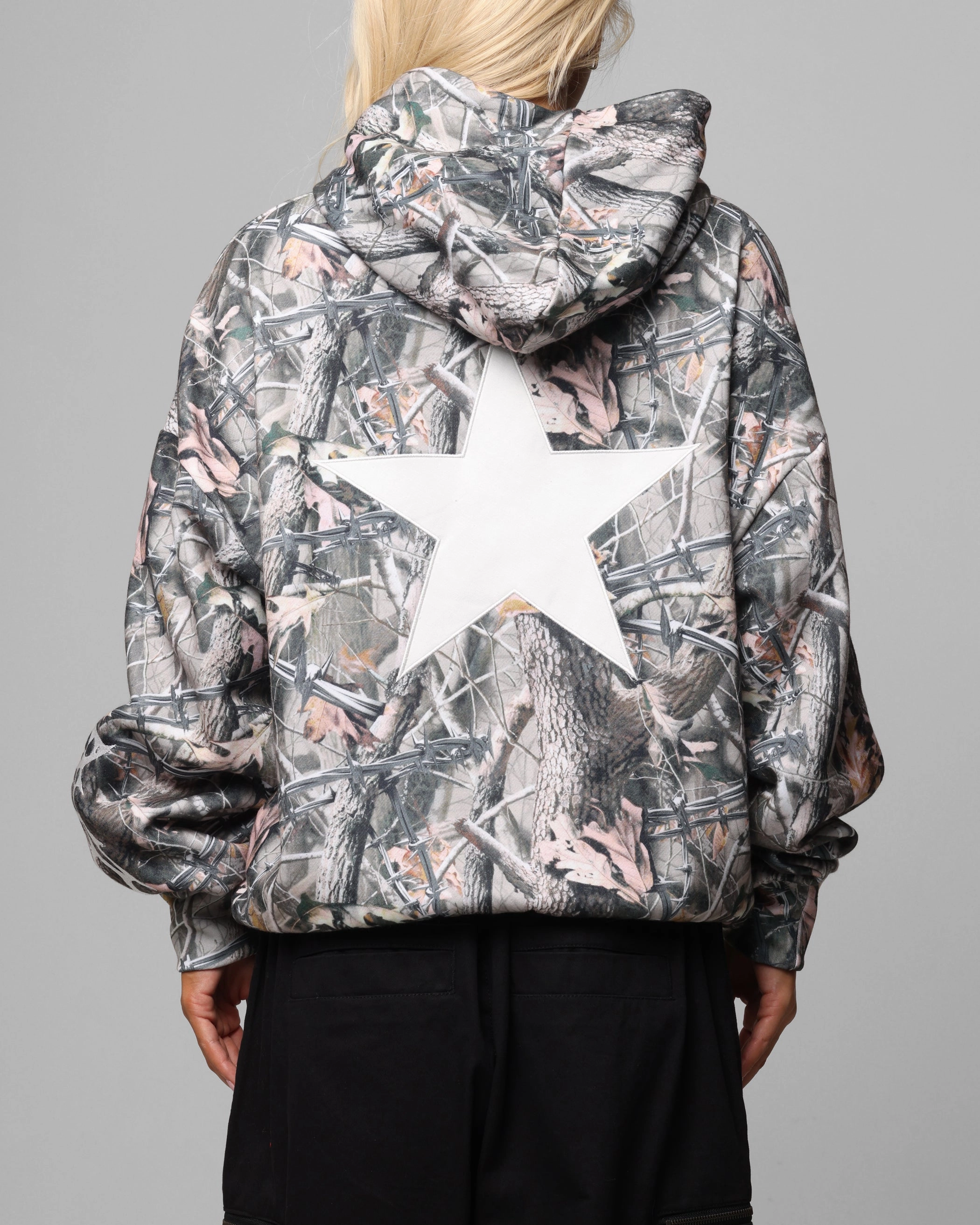 Loiter Soho Hoodie Real Tree Camo Urban Light Yacht club style