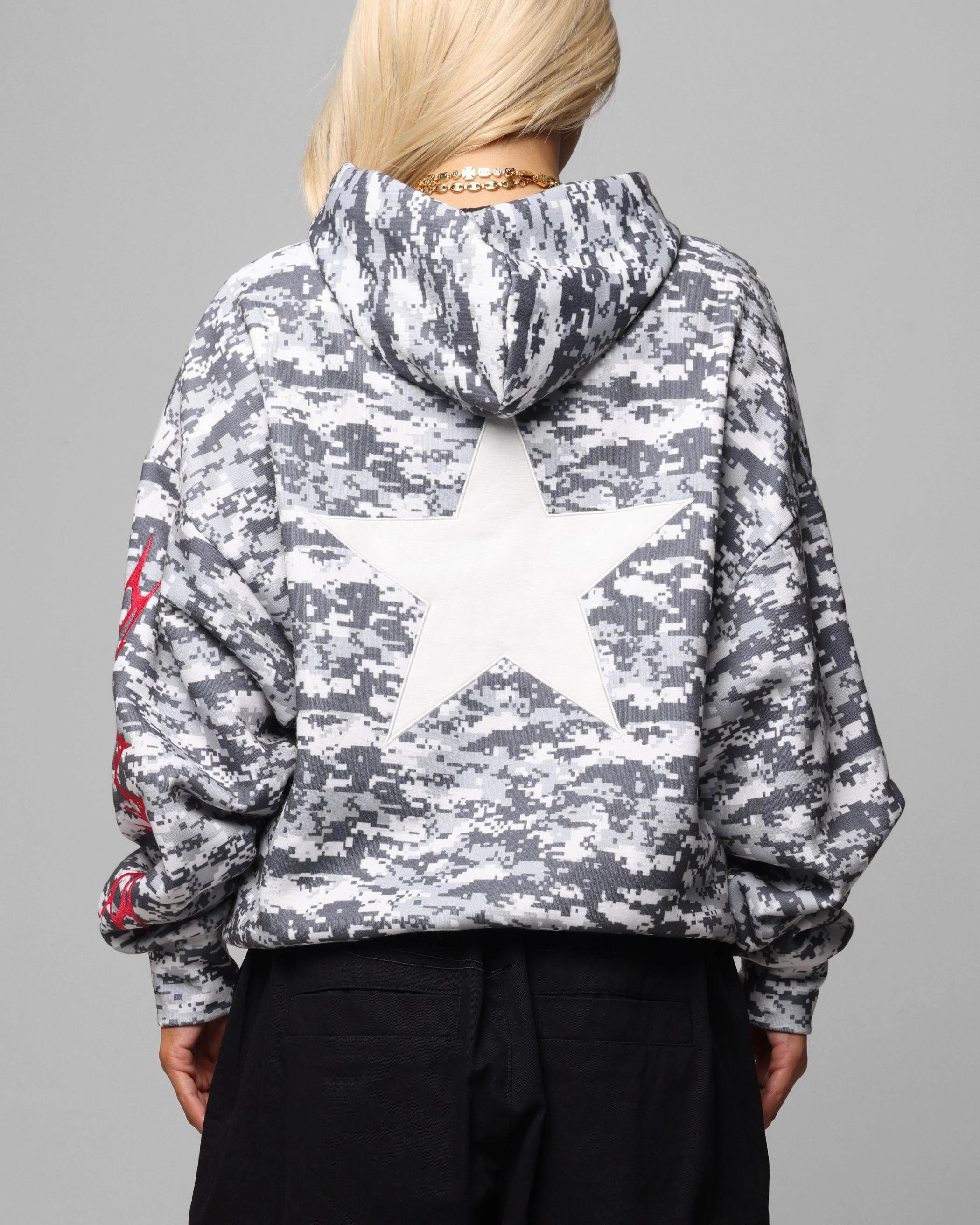 Tiger like Teenager Loiter Soho Hoodie Snow Camo