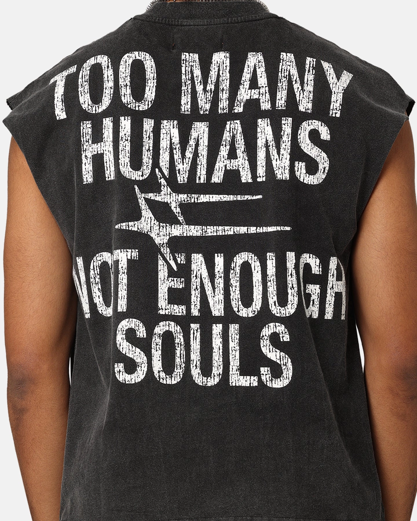 Loiter Soulless Oversized Muscle T-Shirt Vintage Black Cool Comfort Everyday Casual