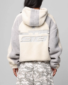 no pocket Maximize Loiter Speedway Fleece Jacket Stone