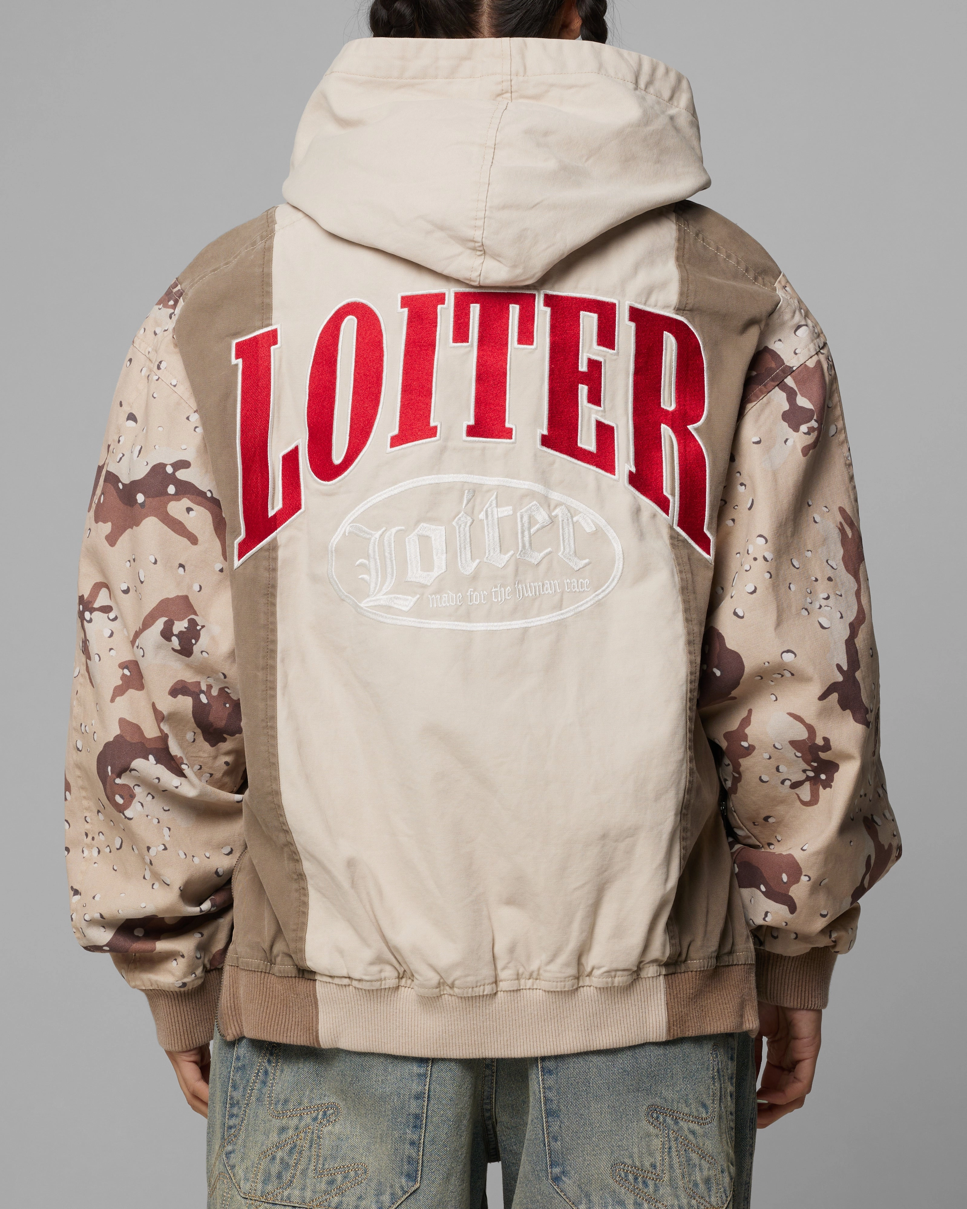 Loiter Splinter Hoodie Desert Camo Hunting wear School Uniform