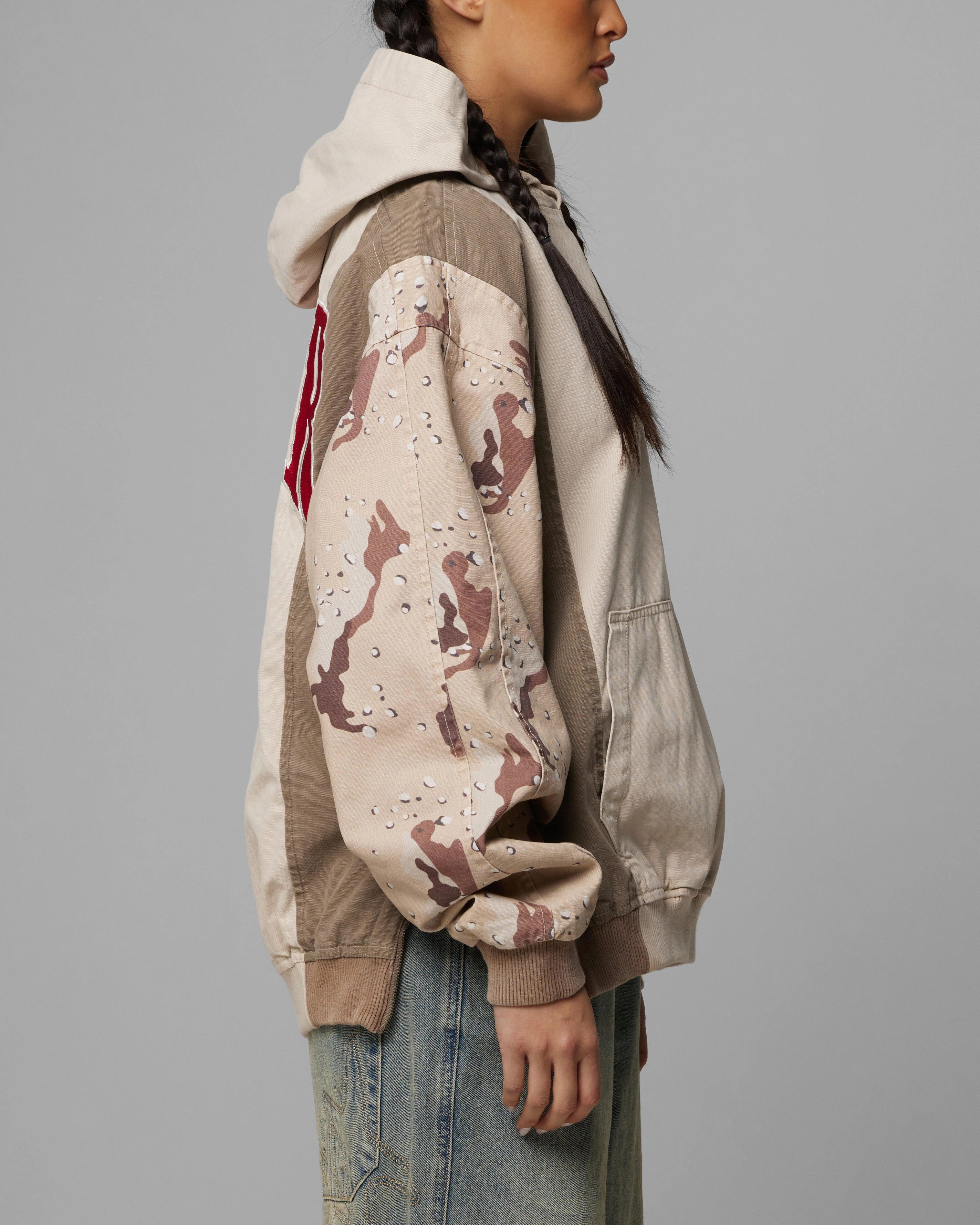 Loiter Splinter Hoodie Desert Camo Flexible Waistband