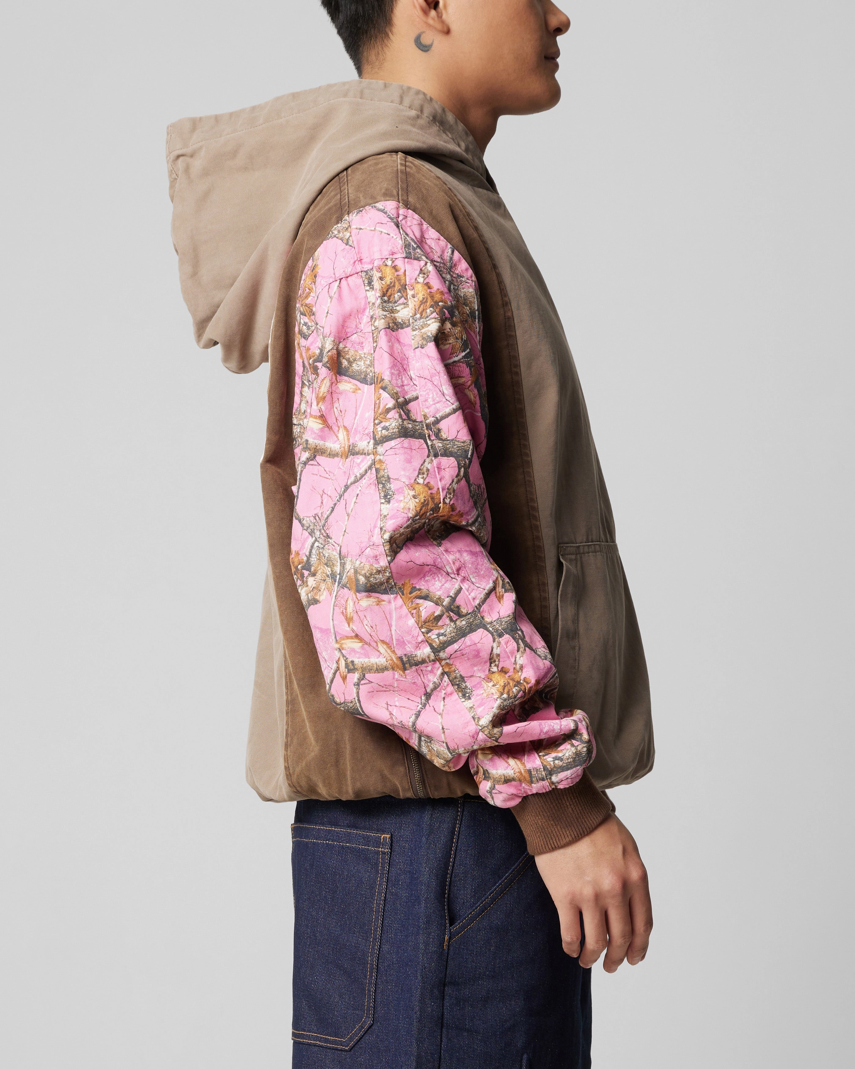 Loiter Splinter Hoodie Pink Camo light colors