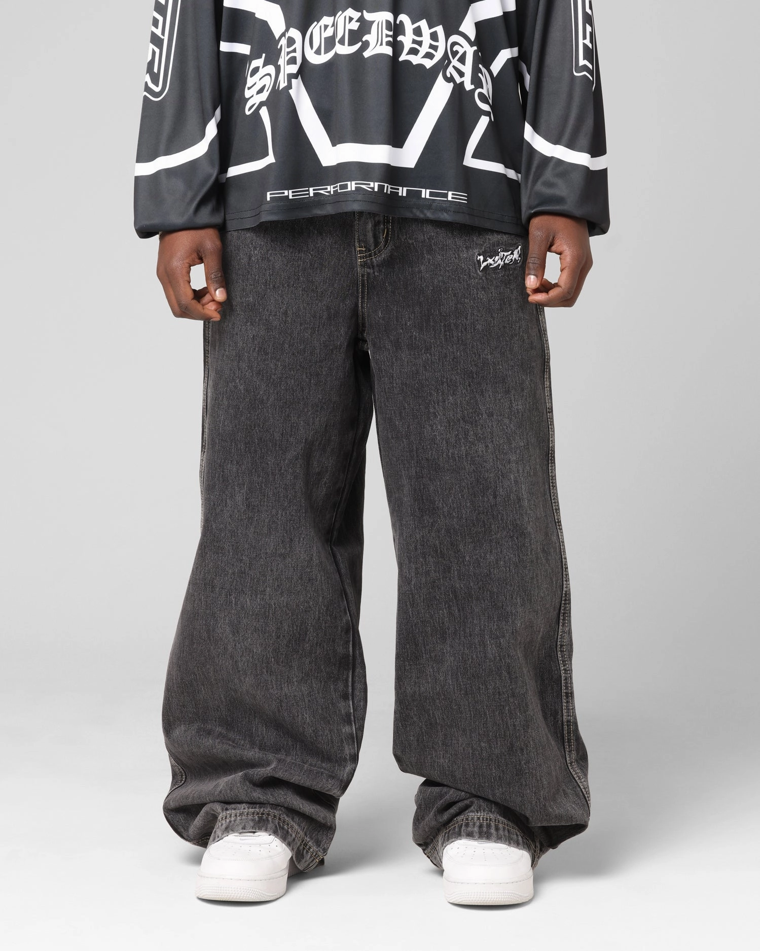 Flexible Wear Move Comfort Loiter Star Born Jeans Dirty Grey