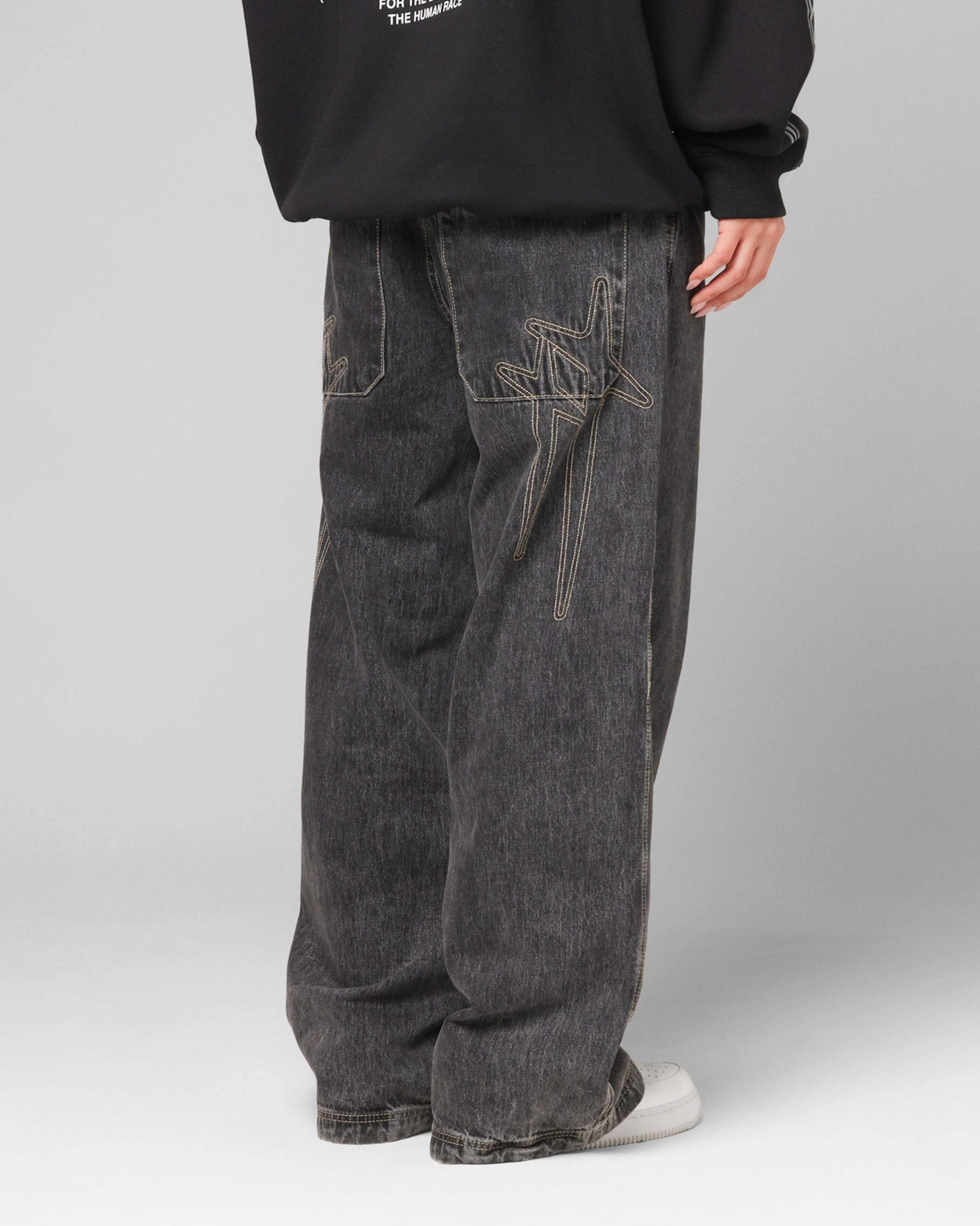 Loiter Star Born Jeans Dirty Grey Autumn Days Outdoor Enthusiast Streetwear Fan