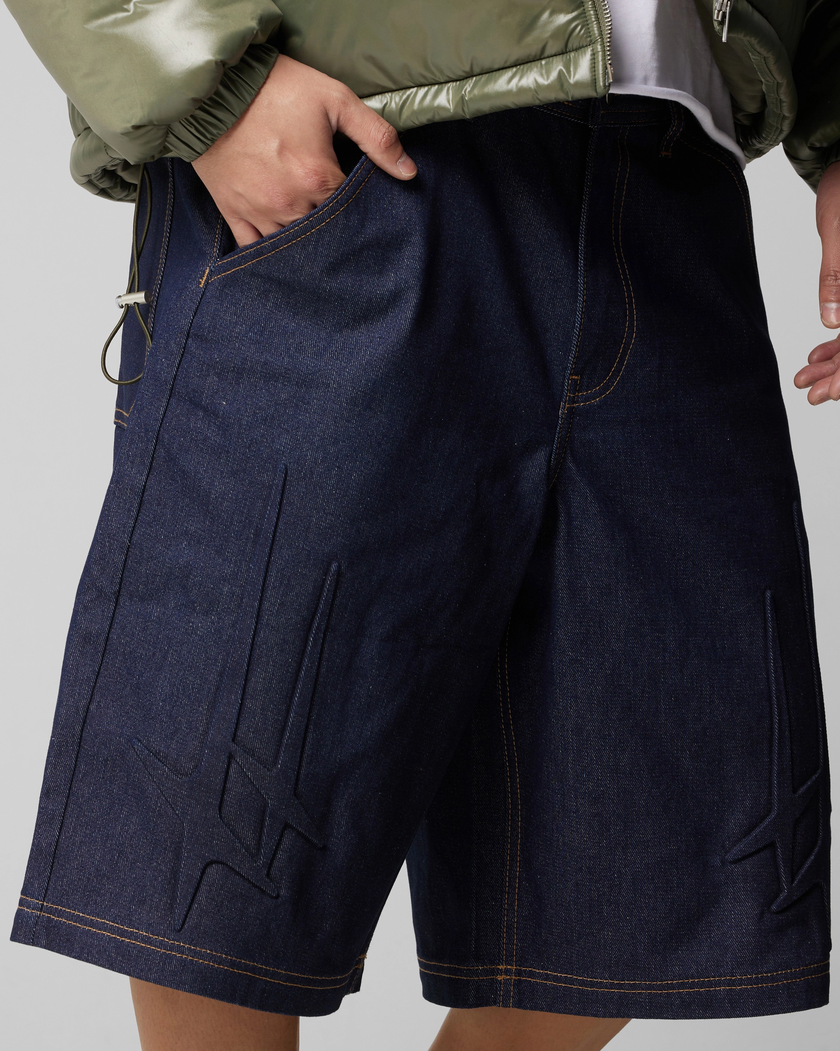 Beach Ready Shorts Loiter Star Child Jorts Indigo