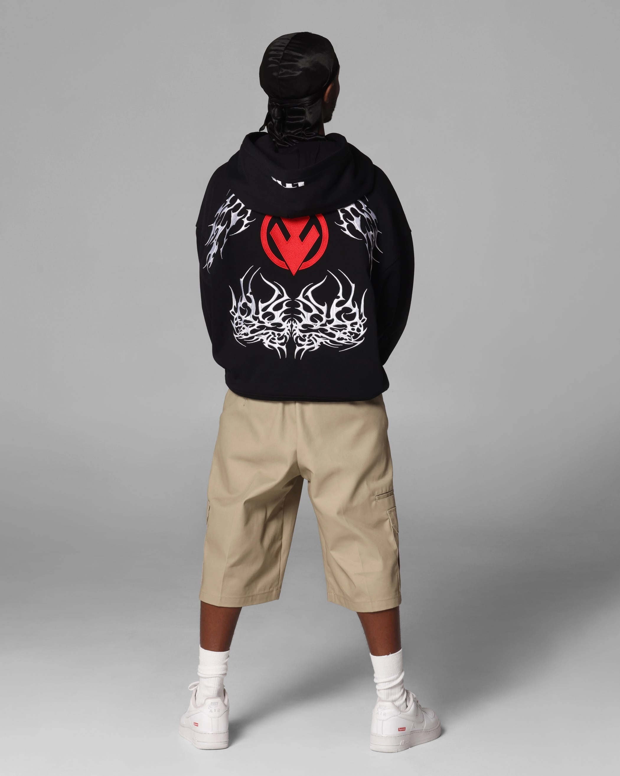 Street Night Whale like Loiter Star Wars Sith Hoodie Black